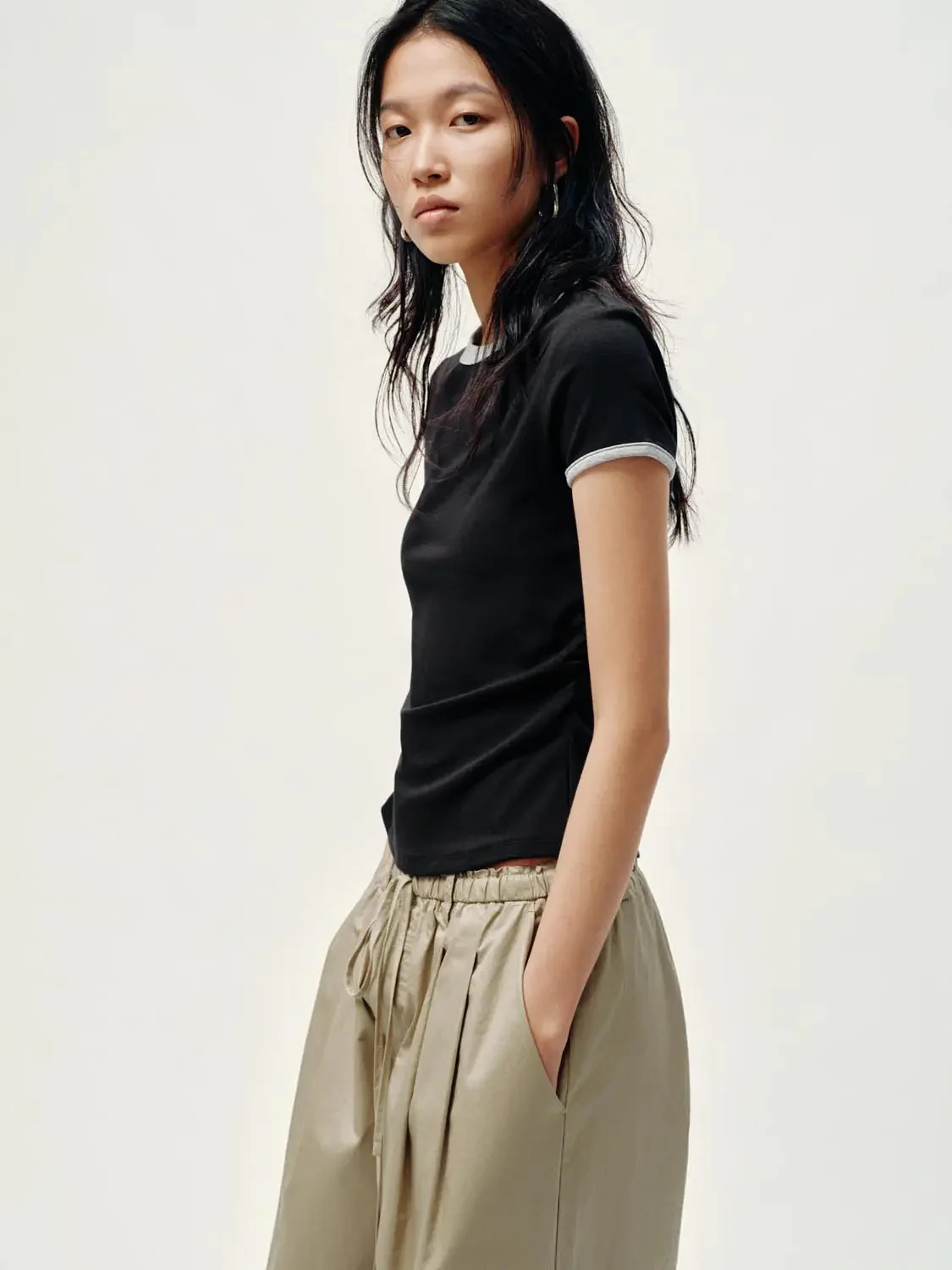 18029-cotton-lyocell-blend-crew-neck-contrast-trim-t-shirt-10.webp Cotton Lyocell Blend Crew Neck Contrast Trim T Shirt