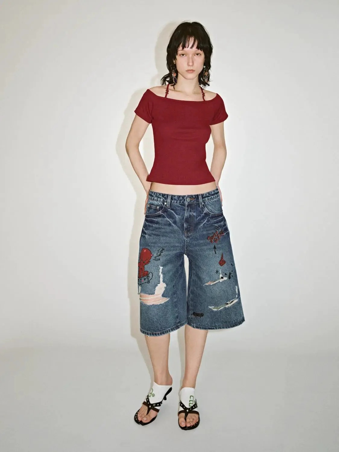 18040-cotton-strappy-boat-neck-skinny-t-shirts-5.webp Cotton Strappy Boat Neck Skinny T-Shirts