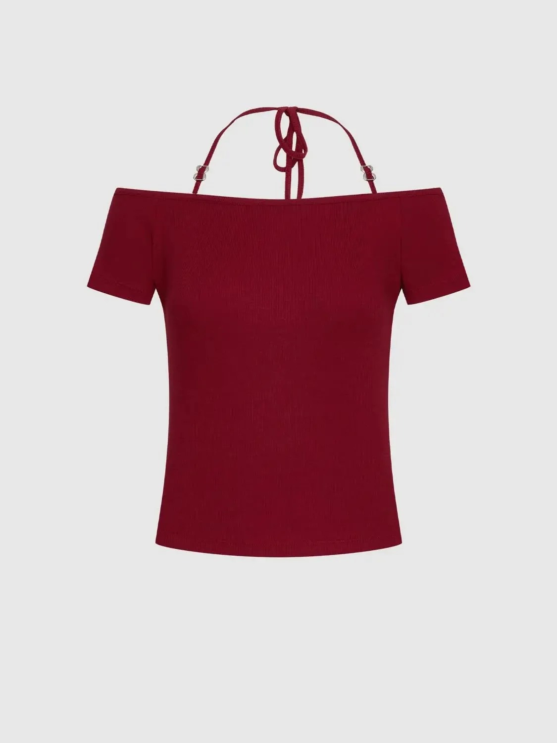18040-cotton-strappy-boat-neck-skinny-t-shirts-7.webp Cotton Strappy Boat Neck Skinny T-Shirts