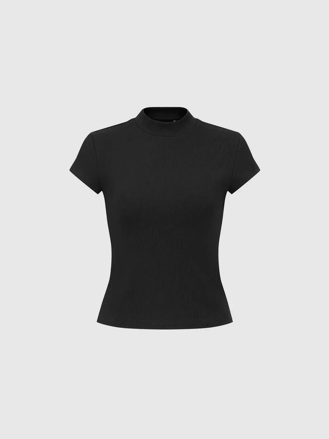 18066-premium-cotton-rib-mock-neck-slim-fit-casual-t-shirts-7.webp Premium Cotton Rib Mock Neck Slim Fit Casual T Shirts