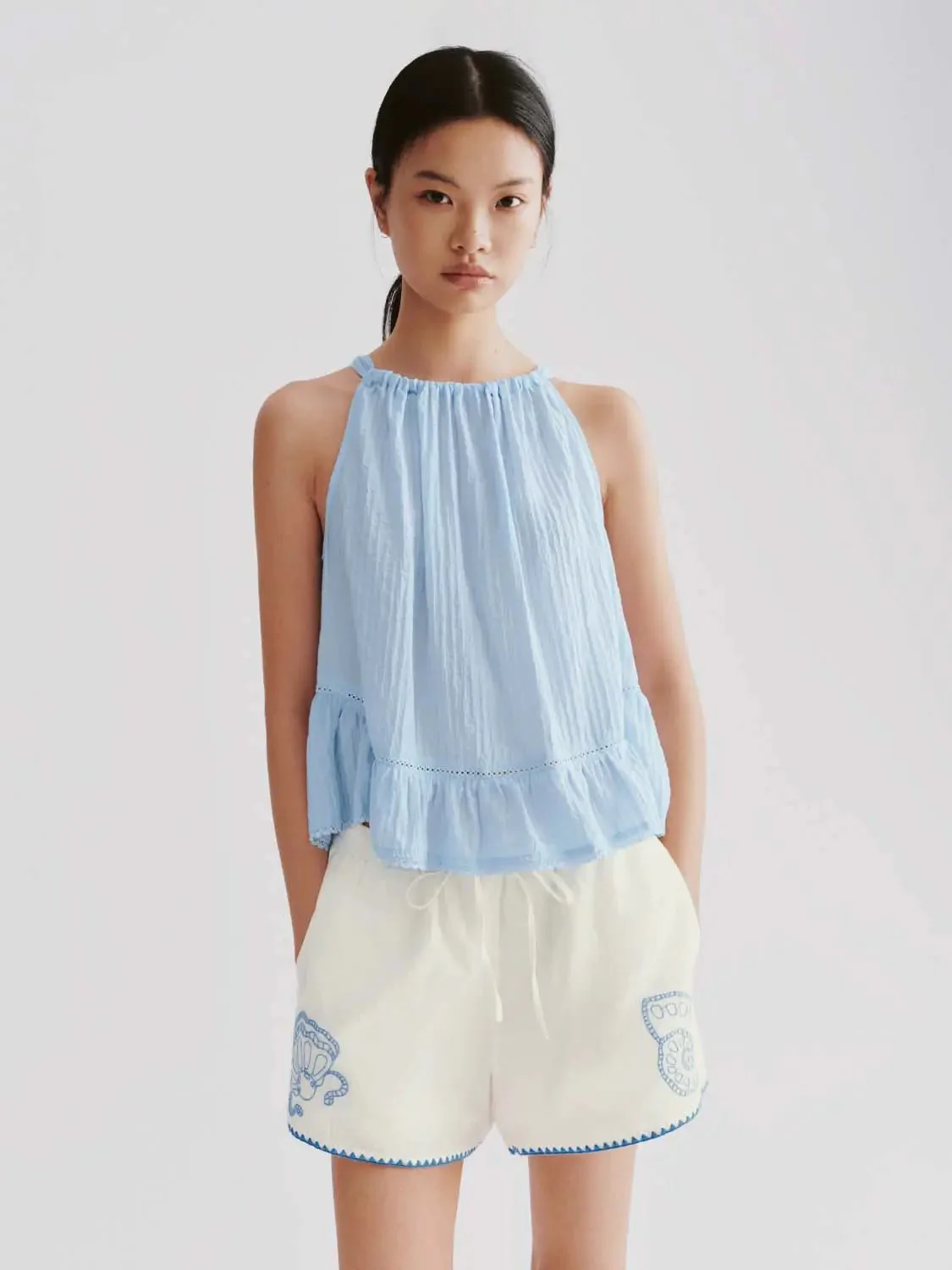 18128-lace-detail-ruffle-trim-sleeveless-shirts-27.webp Lace Detail Ruffle Trim Sleeveless Shirts