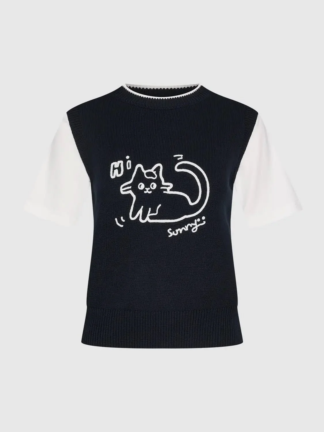 18165-cotton-two-in-one-cat-graphic-knit-t-shirts-15.webp Cotton Two In One Cat Graphic Knit T Shirts