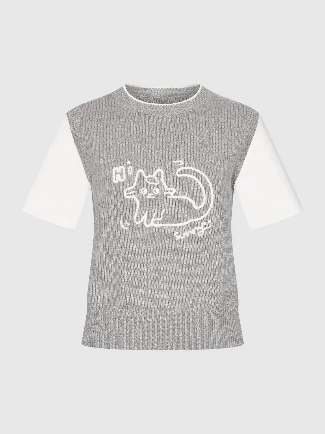 18165-cotton-two-in-one-cat-graphic-knit-t-shirts-23.webp Cotton Two In One Cat Graphic Knit T Shirts
