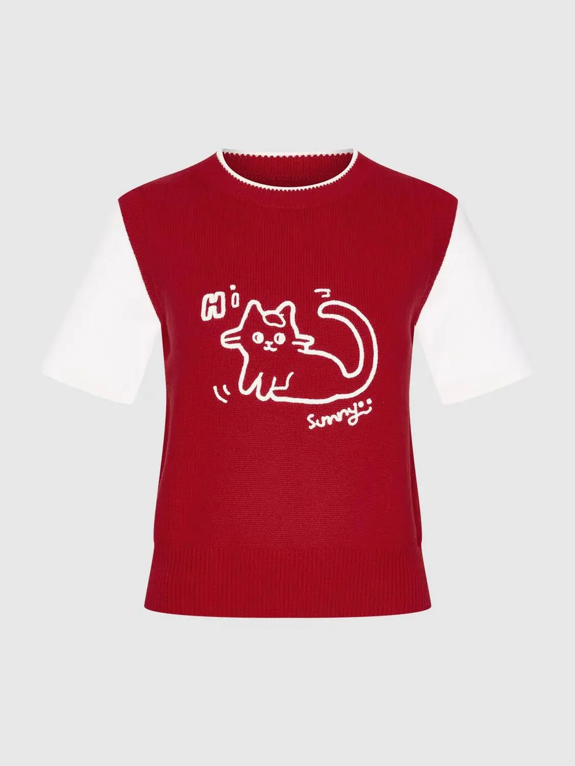 18165-cotton-two-in-one-cat-graphic-knit-t-shirts-7.webp Cotton Two In One Cat Graphic Knit T Shirts