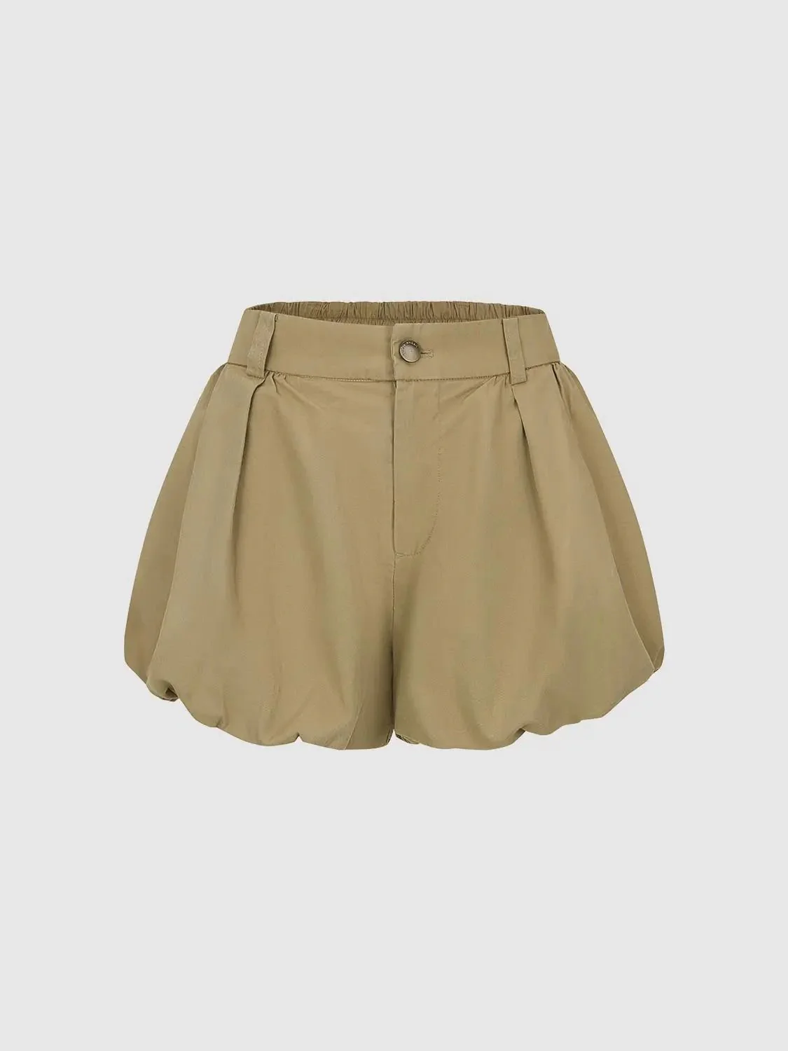 18423-cotton-blend-pleat-detail-balloon-hem-shorts-2.webp Cotton Blend Pleat Detail Balloon Hem Shorts