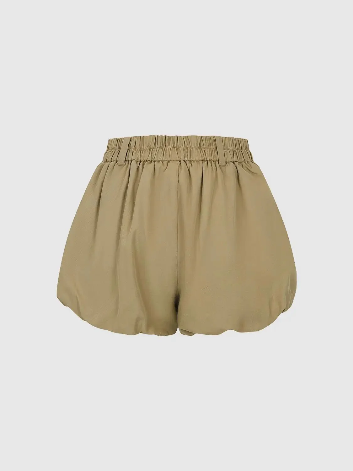 18423-cotton-blend-pleat-detail-balloon-hem-shorts-7.webp Cotton Blend Pleat Detail Balloon Hem Shorts