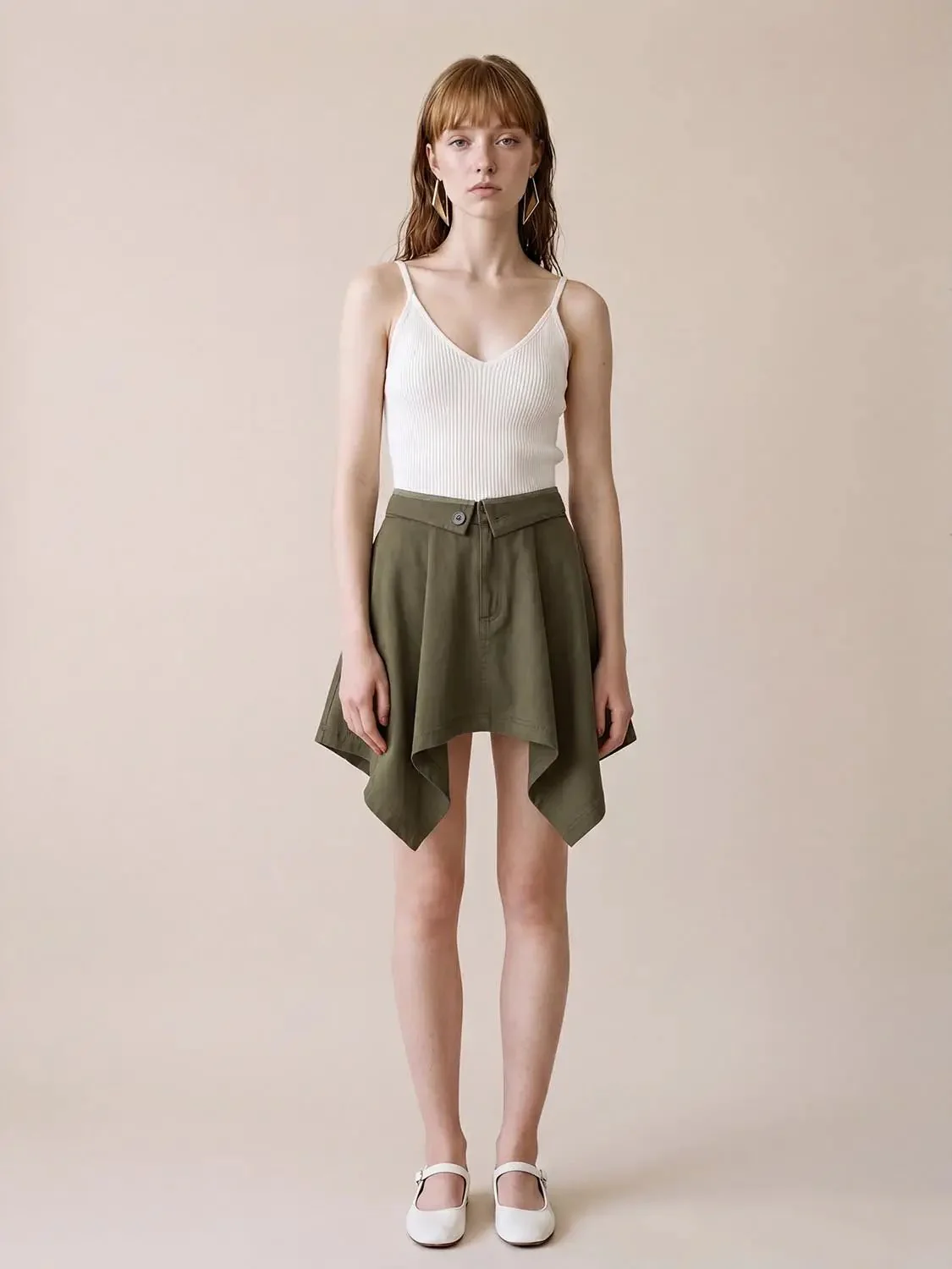 18429-olive-cotton-foldover-asymmetric-a-line-midi-skirts-4.webp Olive Cotton Foldover Asymmetric A Line Midi Skirts