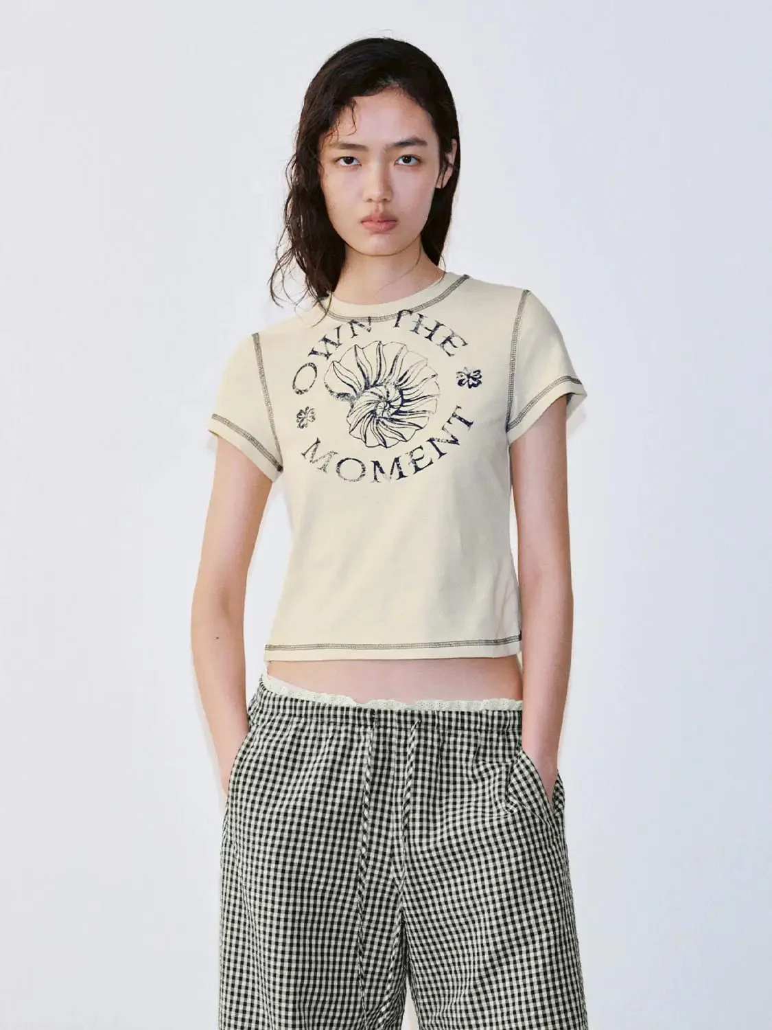 18448-cotton-crew-neck-tee-with-contrast-stitch-print-t-shirts-1.webp Cotton Crew Neck Tee With Contrast Stitch Print T-Shirts