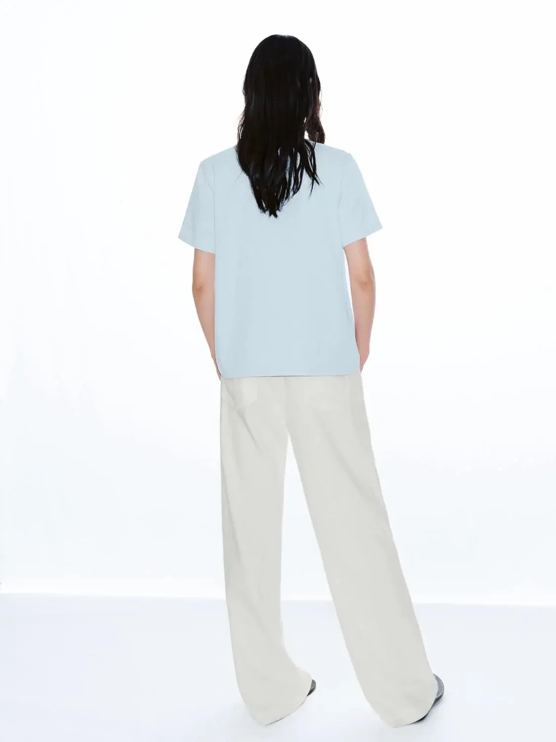 18495-cotton-crew-neck-tee-with-slight-stretch-t-shirts-6.webp Cotton Crew Neck Tee With Slight Stretch T-Shirts