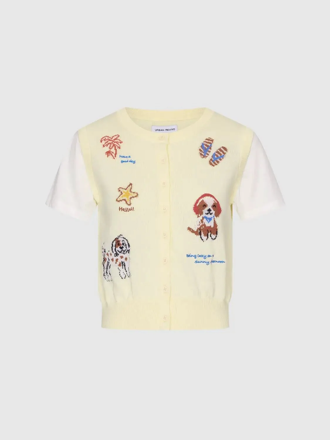 18511-patchwork-embroidered-knitted-short-sleeve-cardigans-7.webp Patchwork Embroidered Knitted Short Sleeve Cardigans