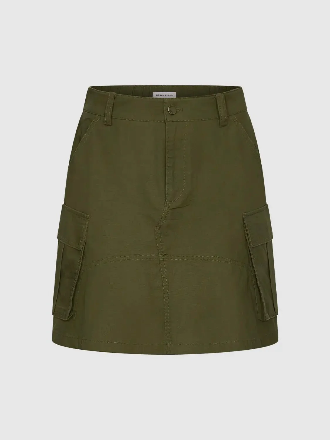 18540-durable-cotton-twill-cargo-a-line-midi-flap-pocket-skirts-2.webp Durable Cotton Twill Cargo A-Line Midi Flap Pocket Skirts