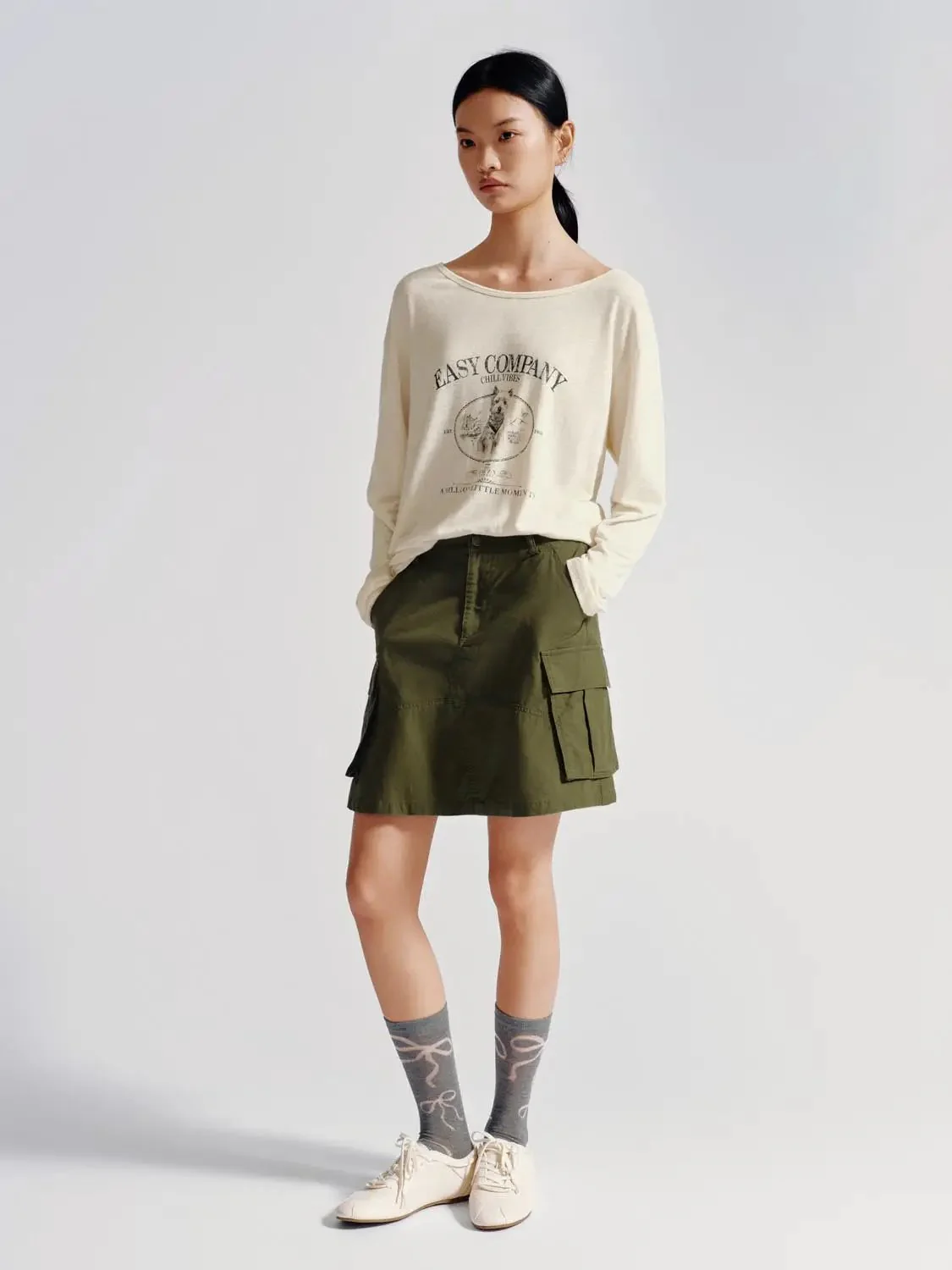 18540-durable-cotton-twill-cargo-a-line-midi-flap-pocket-skirts-6.webp Durable Cotton Twill Cargo A-Line Midi Flap Pocket Skirts