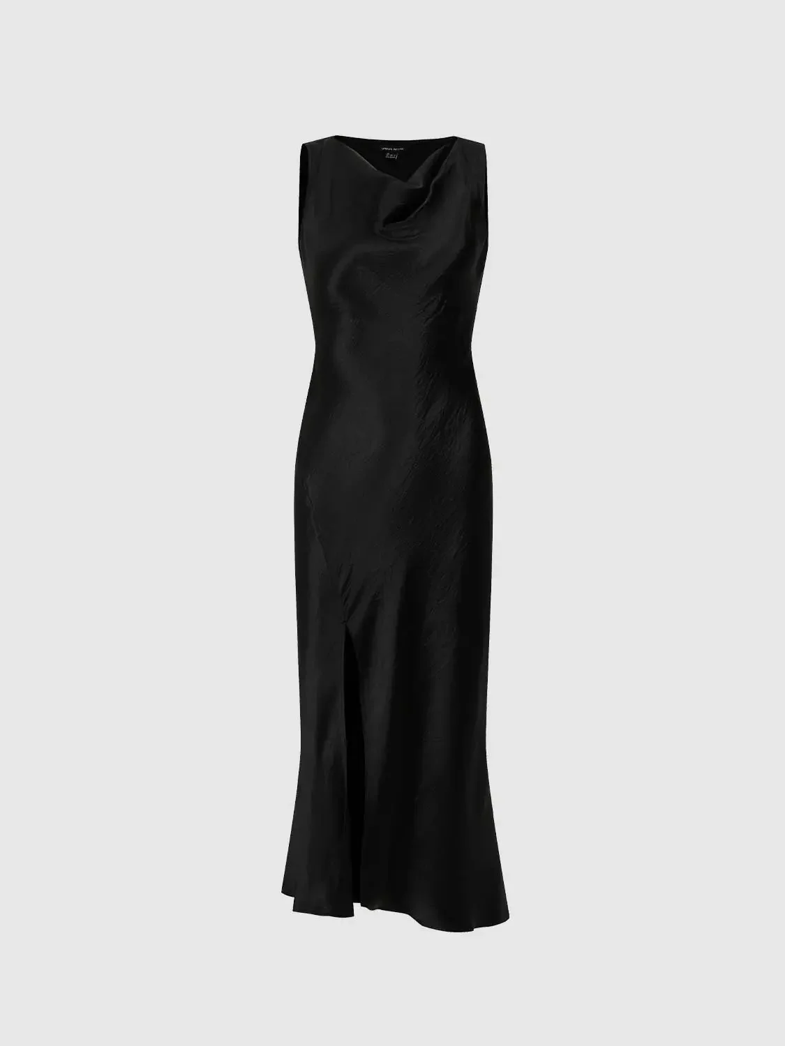 18547-satin-cowl-neck-sleeveless-midi-dress-with-side-slit-dresses-4.webp Satin Cowl Neck Sleeveless Midi Dress With Side Slit Dresses