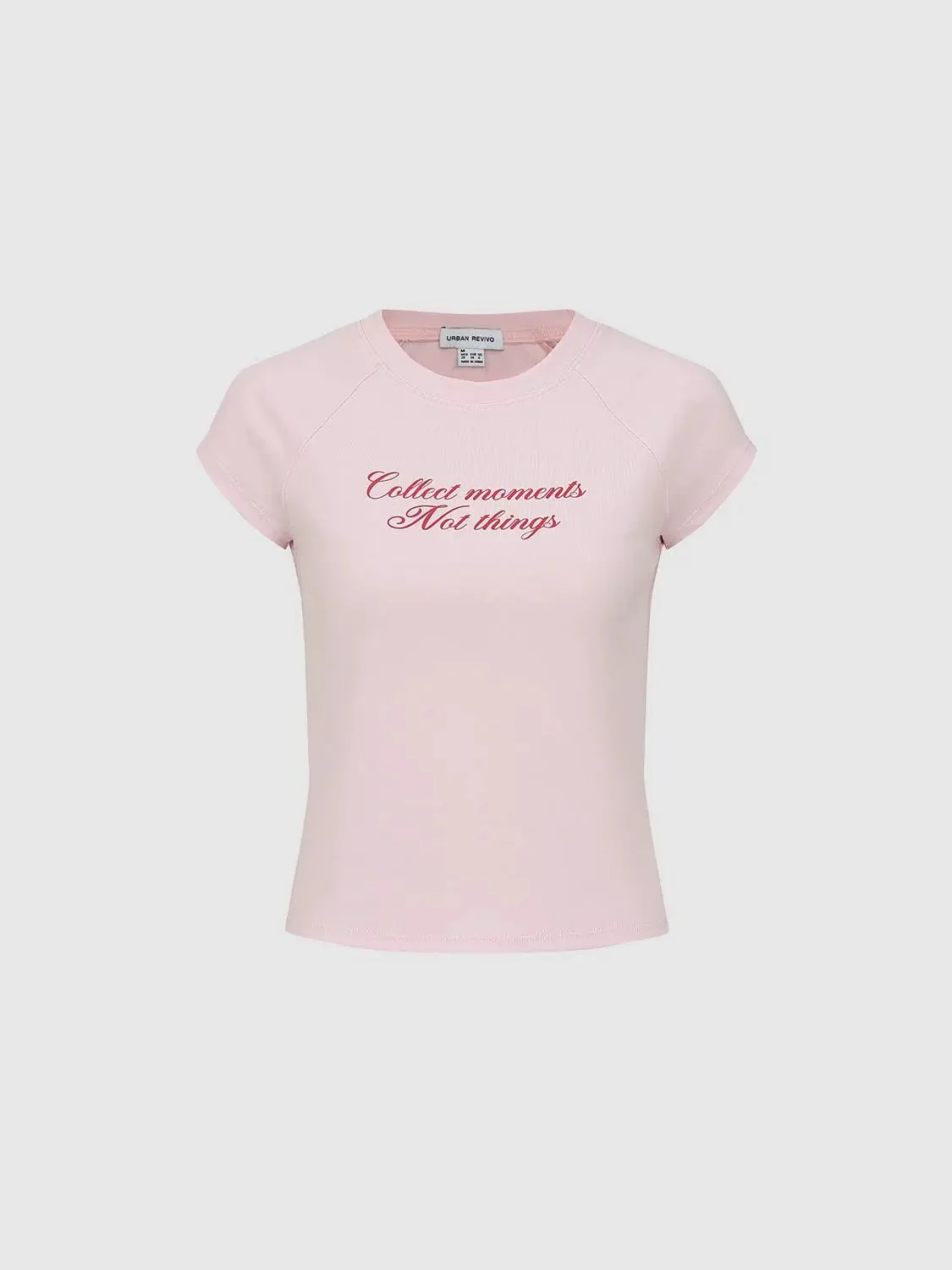 Soft Cotton With Script Typography T-Shirts