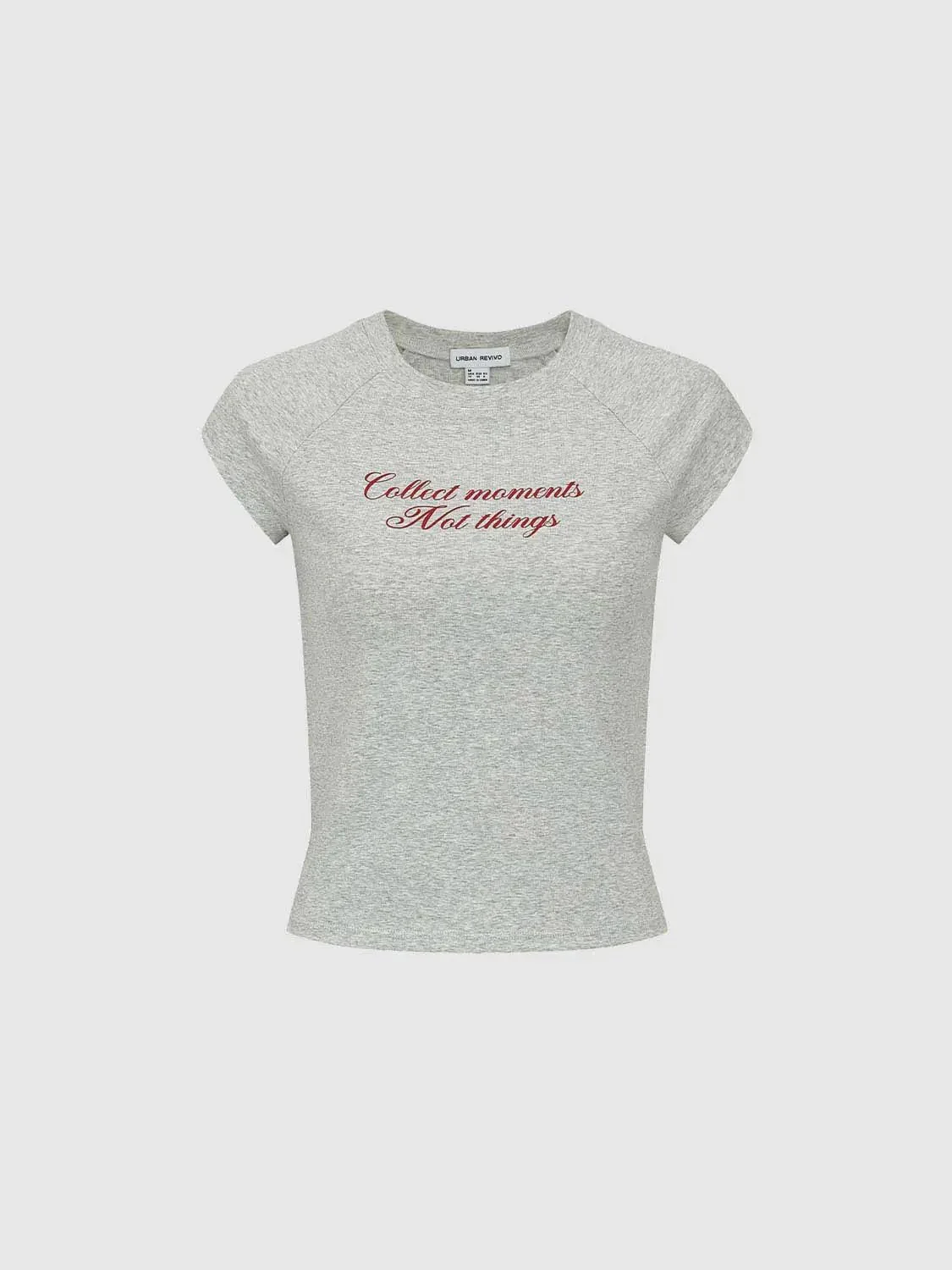 Soft Cotton With Script Typography T-Shirts