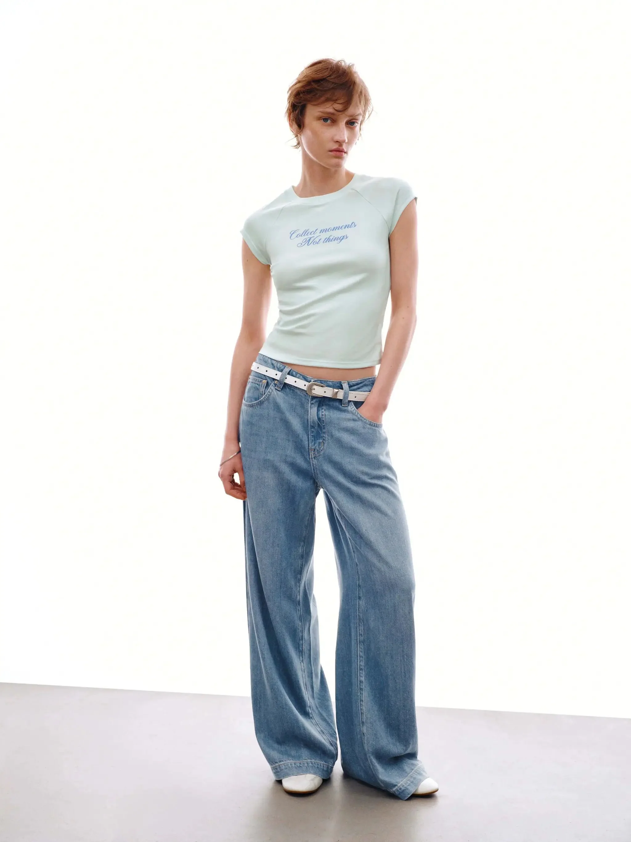 Soft Cotton With Script Typography T-Shirts
