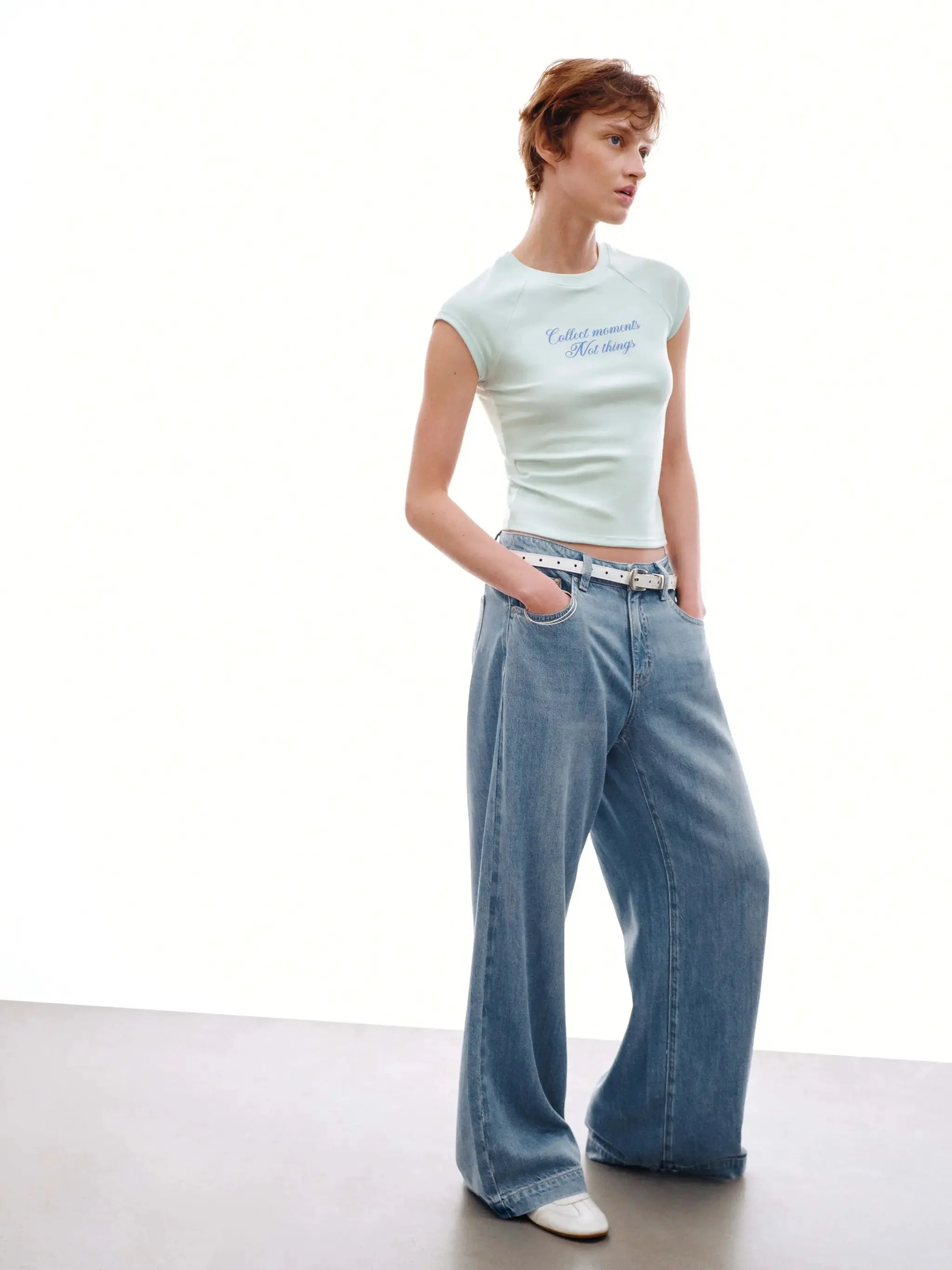 Soft Cotton With Script Typography T-Shirts