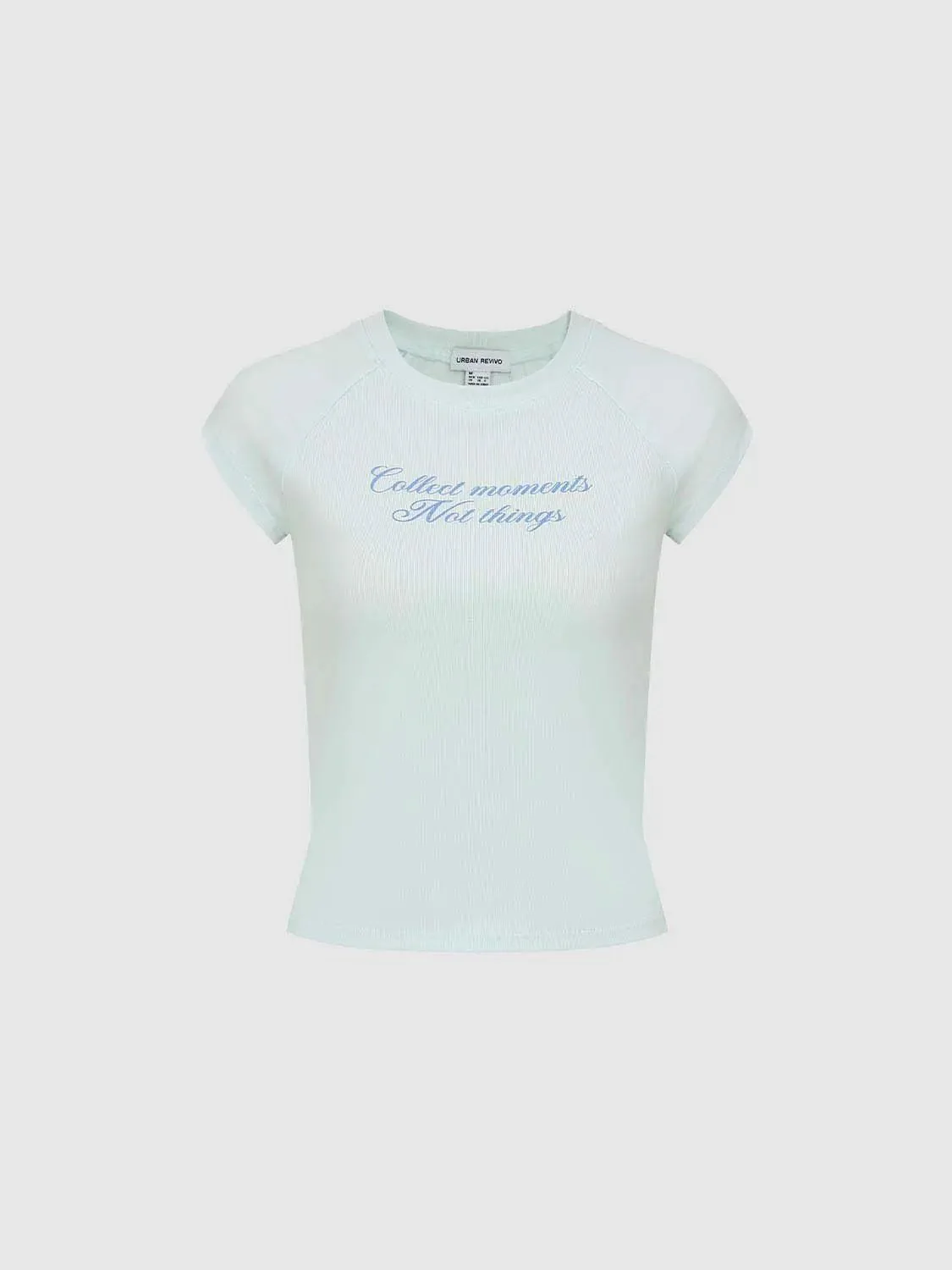Soft Cotton With Script Typography T-Shirts