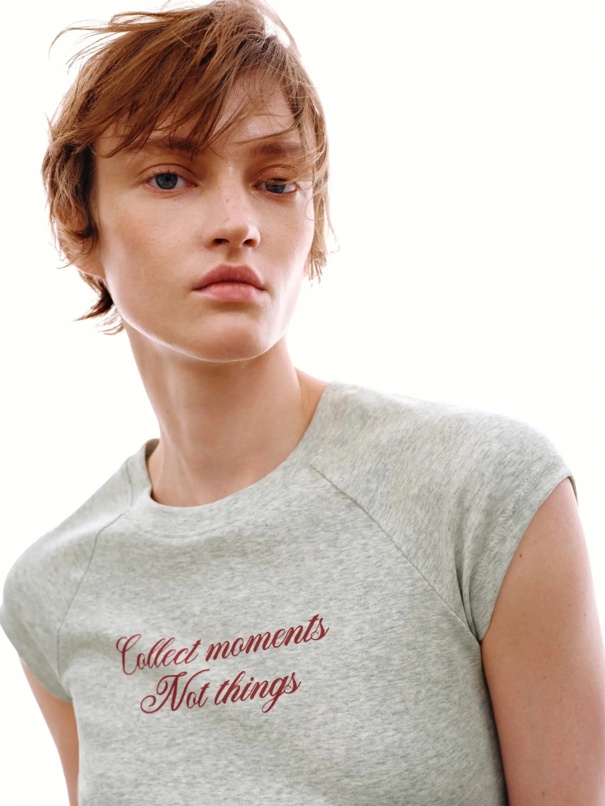 Soft Cotton With Script Typography T-Shirts