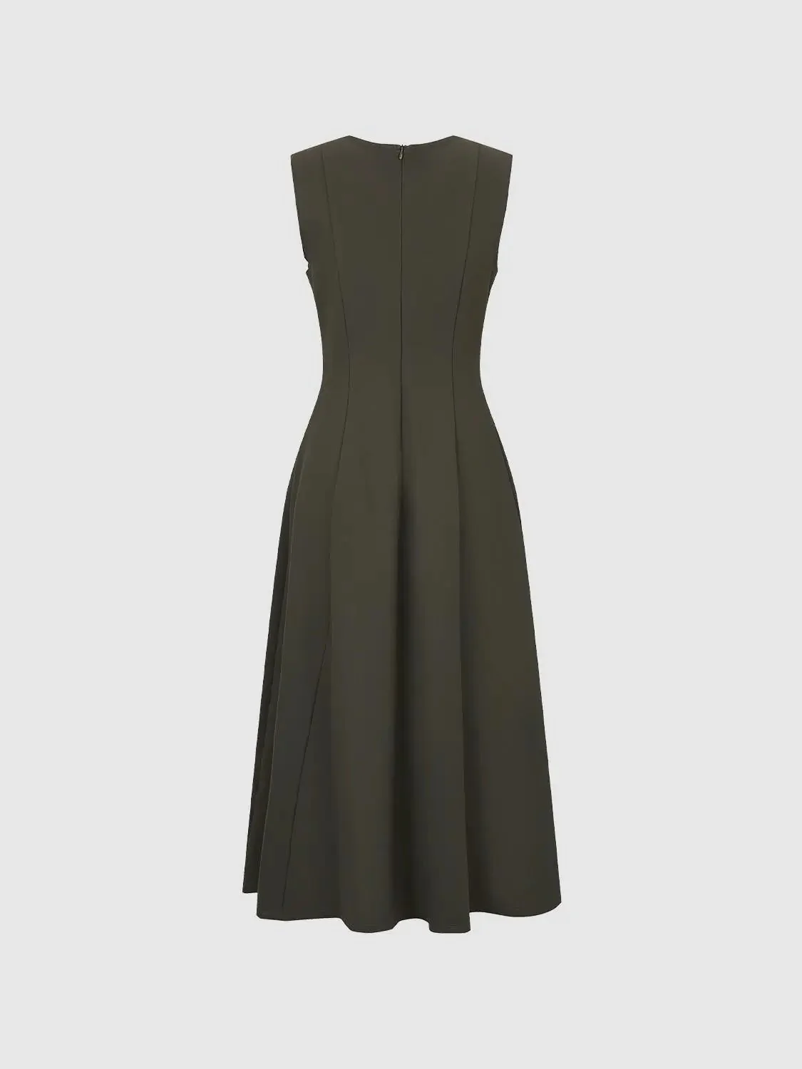 1863-viscose-blend-panel-seamed-midi-elegant-dresses-5.webp Viscose Blend Panel Seamed Midi Elegant Dresses