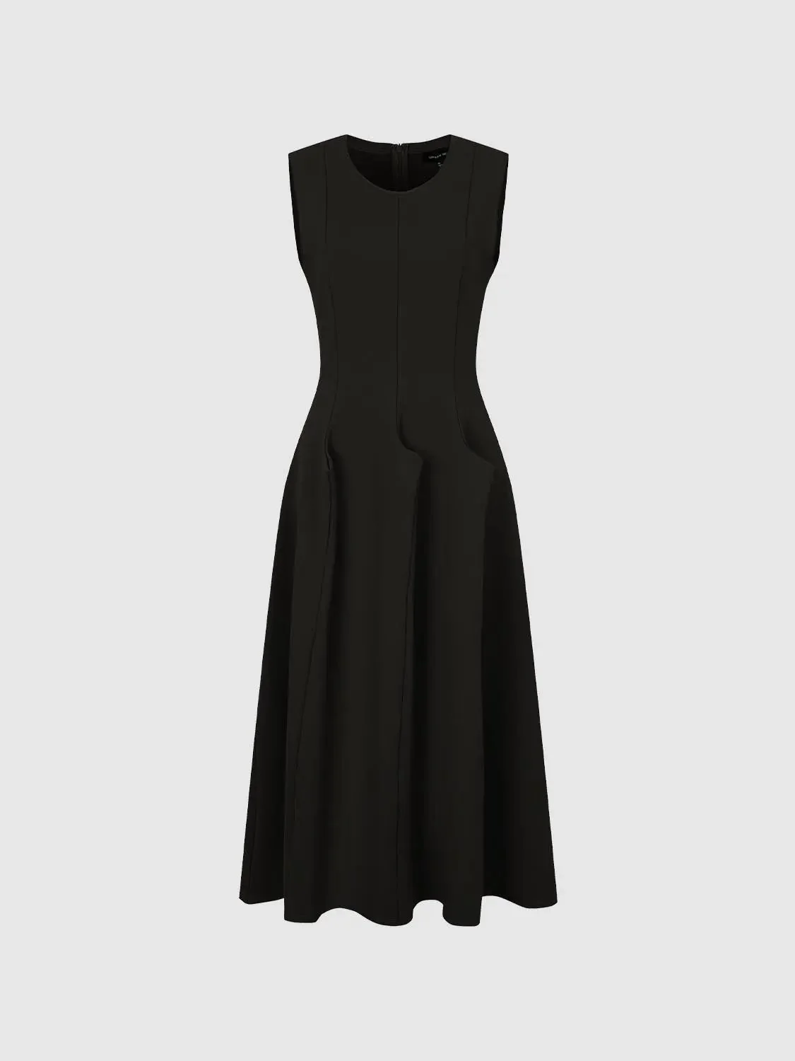 1863-viscose-blend-panel-seamed-midi-elegant-dresses-7.webp Viscose Blend Panel Seamed Midi Elegant Dresses
