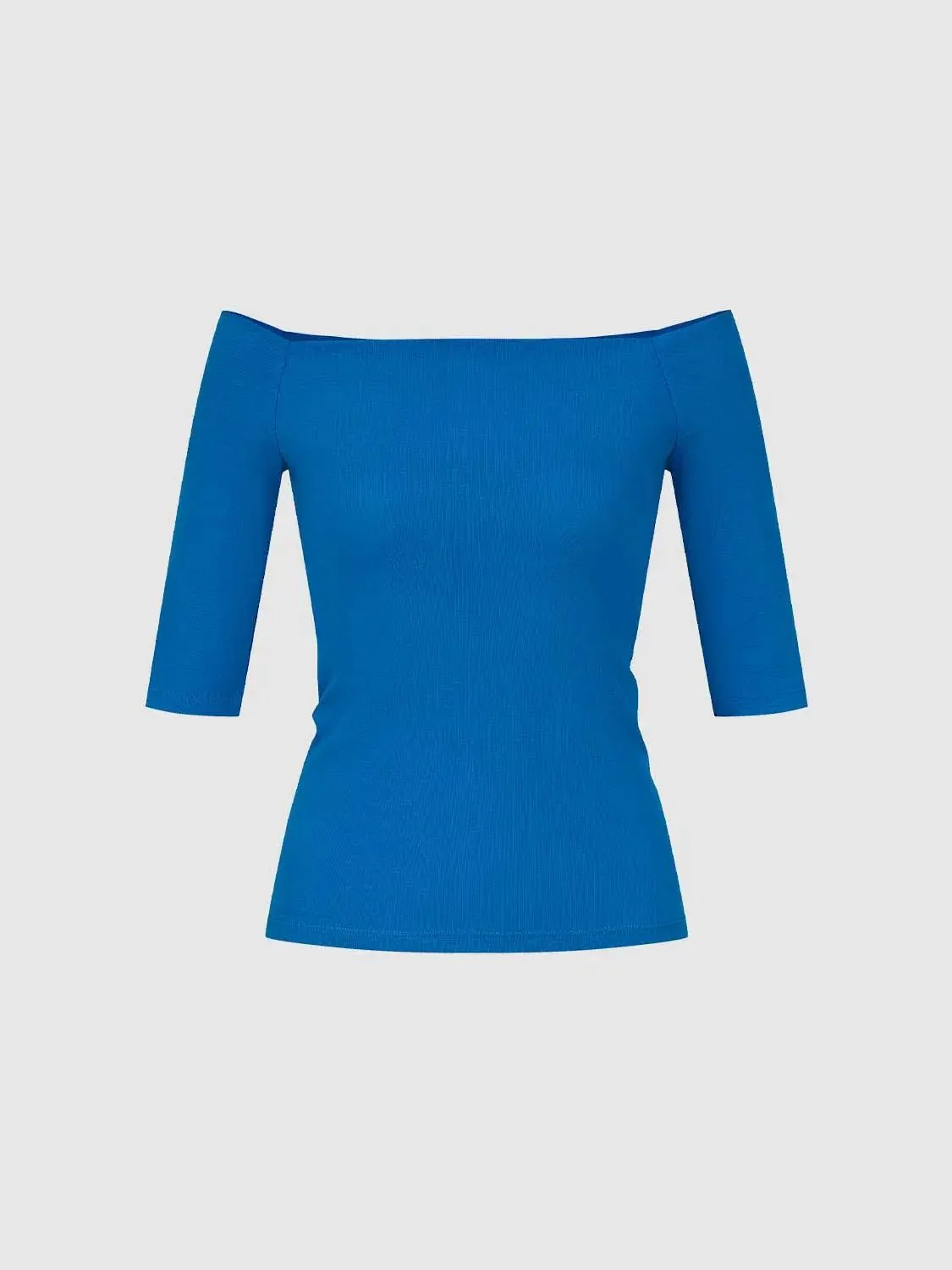 18721-boat-neck-skinny-fit-ruched-t-shirt-slight-stretch-7.webp Boat Neck Skinny Fit Ruched T Shirt Slight Stretch