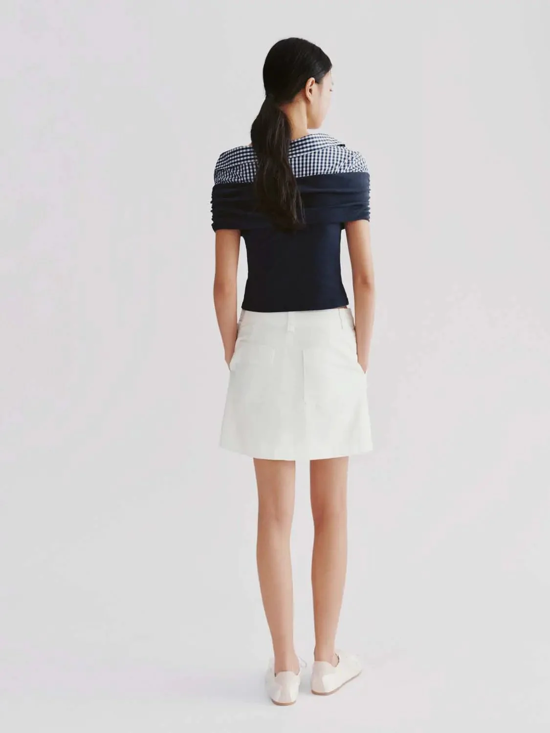 1874-cotton-stretch-off-shoulder-check-collar-shirt-6.webp Cotton Stretch Off Shoulder Check Collar Shirt
