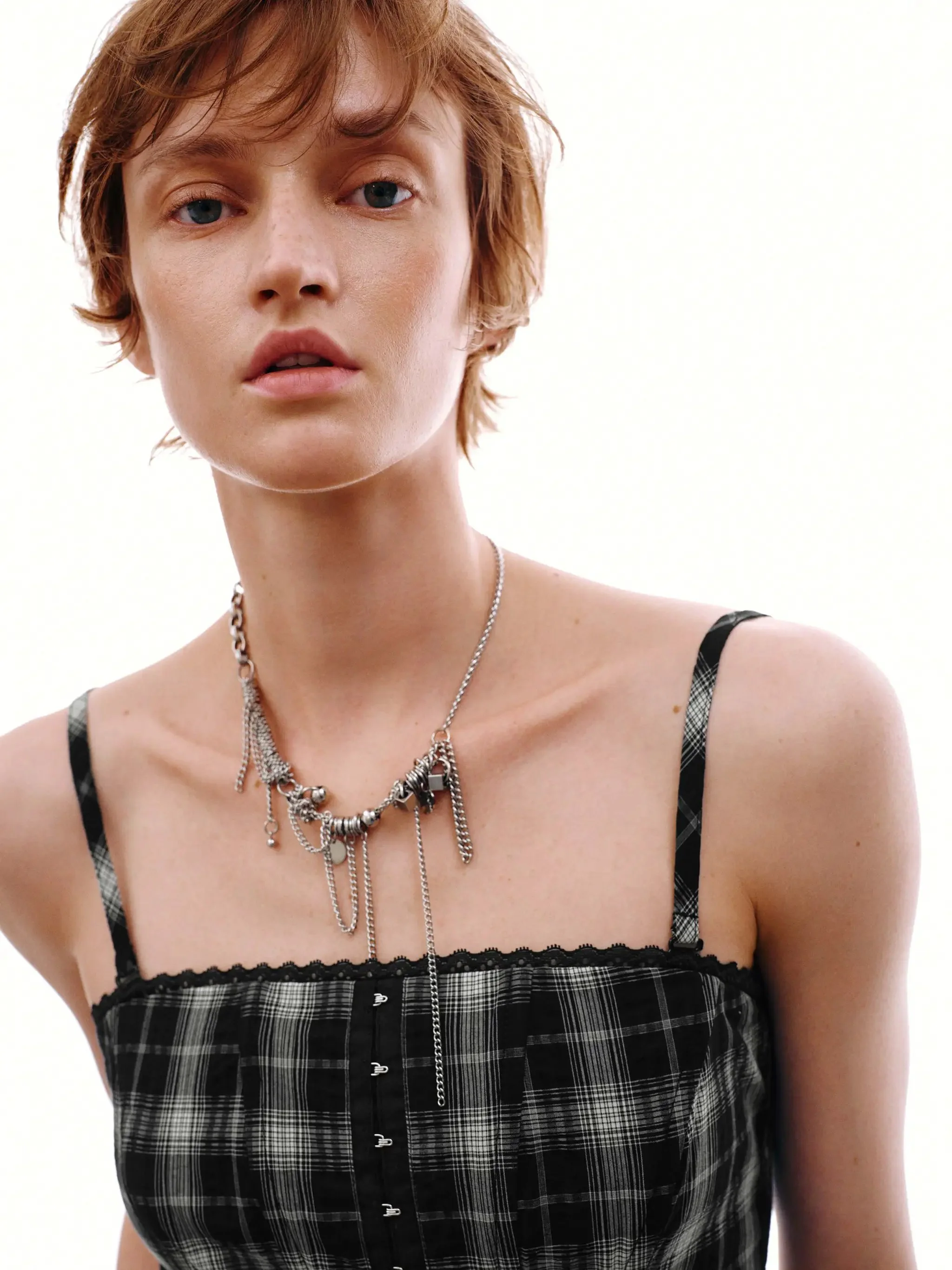 18749-lace-trim-contrast-check-strappy-cami-tops-3.webp Lace Trim Contrast Check Strappy Cami Tops