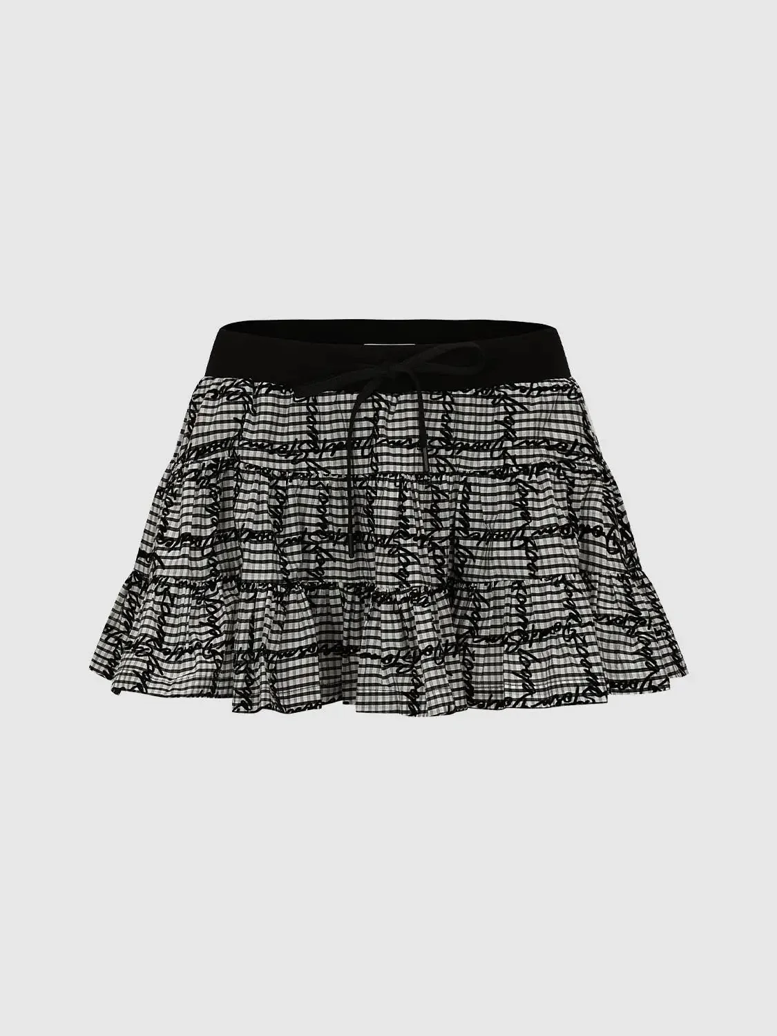 18794-contrast-check-pull-on-tiered-a-line-mini-skirts-1.webp Contrast Check Pull On Tiered A-Line Mini Skirts