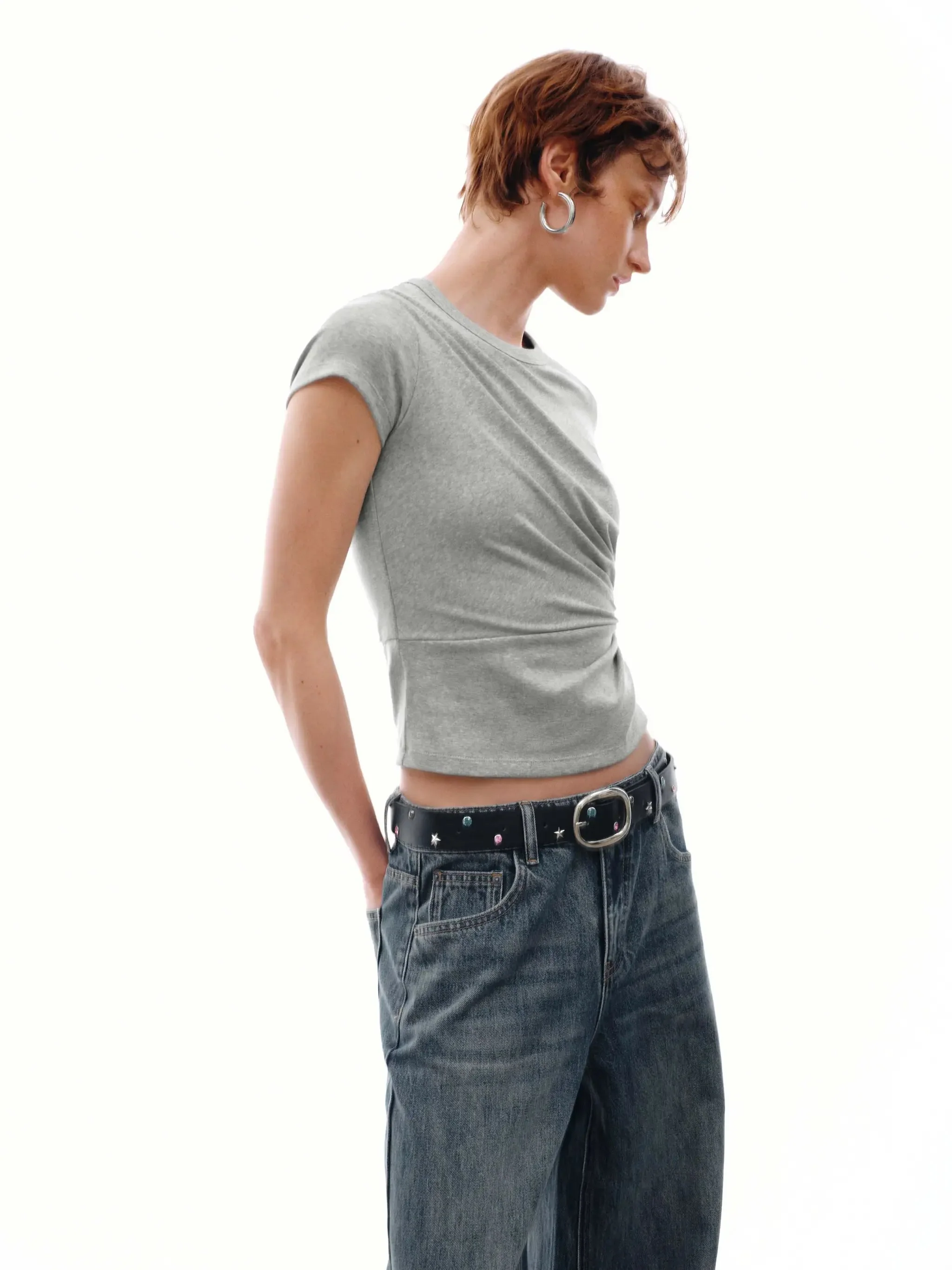 18815-draped-crew-neck-slim-fit-t-shirts-with-slight-stretch-2.webp Draped Crew Neck Slim Fit T-Shirts With Slight Stretch