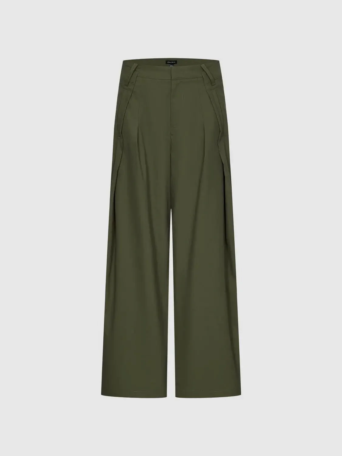 18825-pleat-detail-wide-leg-pants-fashionable-trousers-2.webp Pleat Detail Wide Leg Pants Fashionable Trousers