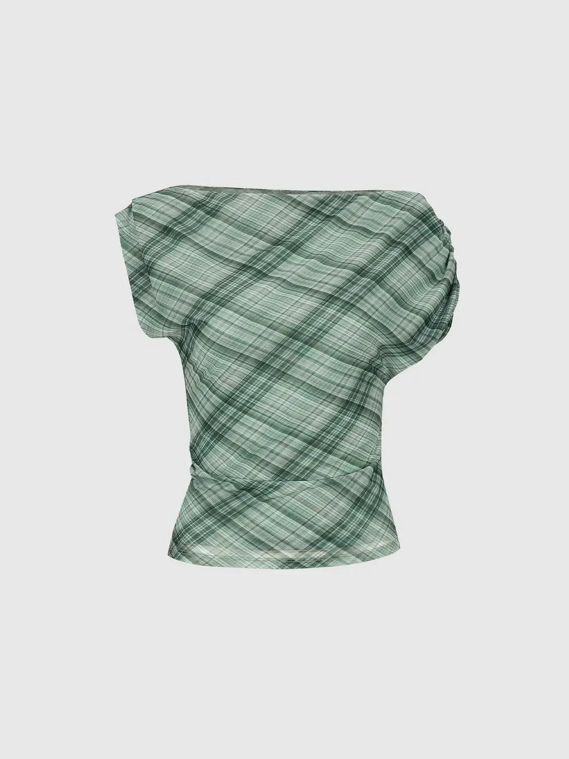 18873-contrast-check-asymmetric-slope-shoulder-cotton-t-shirts-7.webp Contrast Check Asymmetric Slope Shoulder Cotton T-Shirts