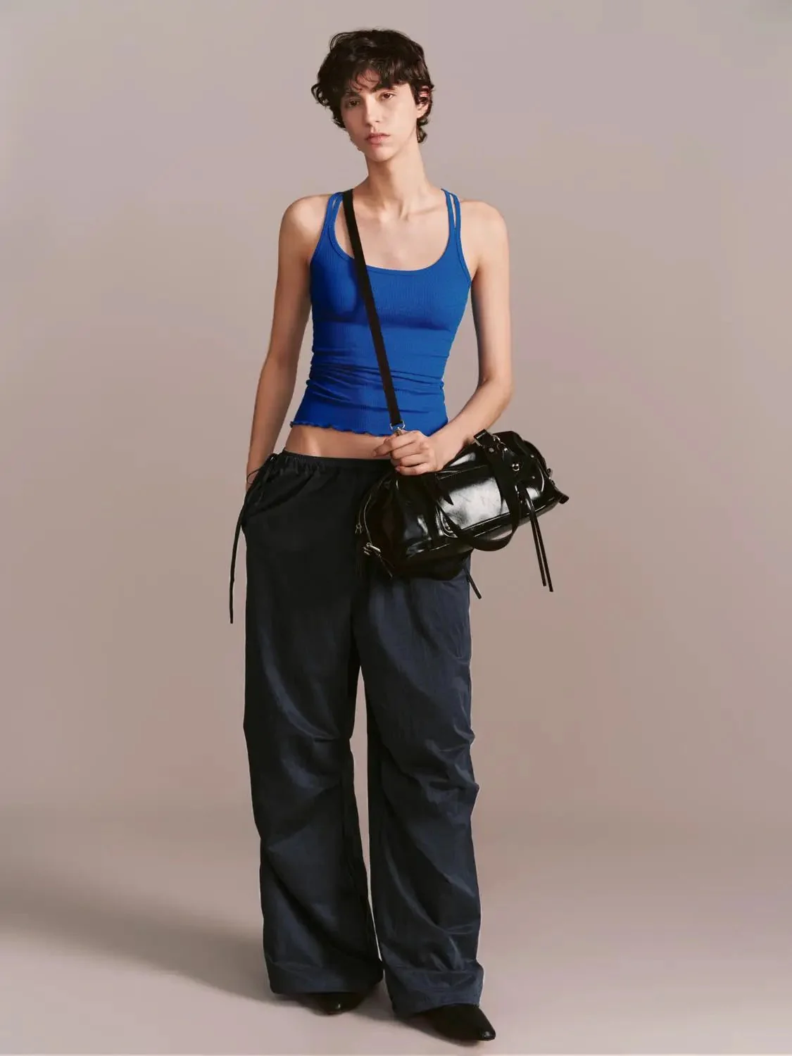 18914-drawstring-pull-on-wide-leg-pants-with-non-stretch-fabric-7.webp Drawstring Pull On Wide Leg Pants With Non Stretch Fabric