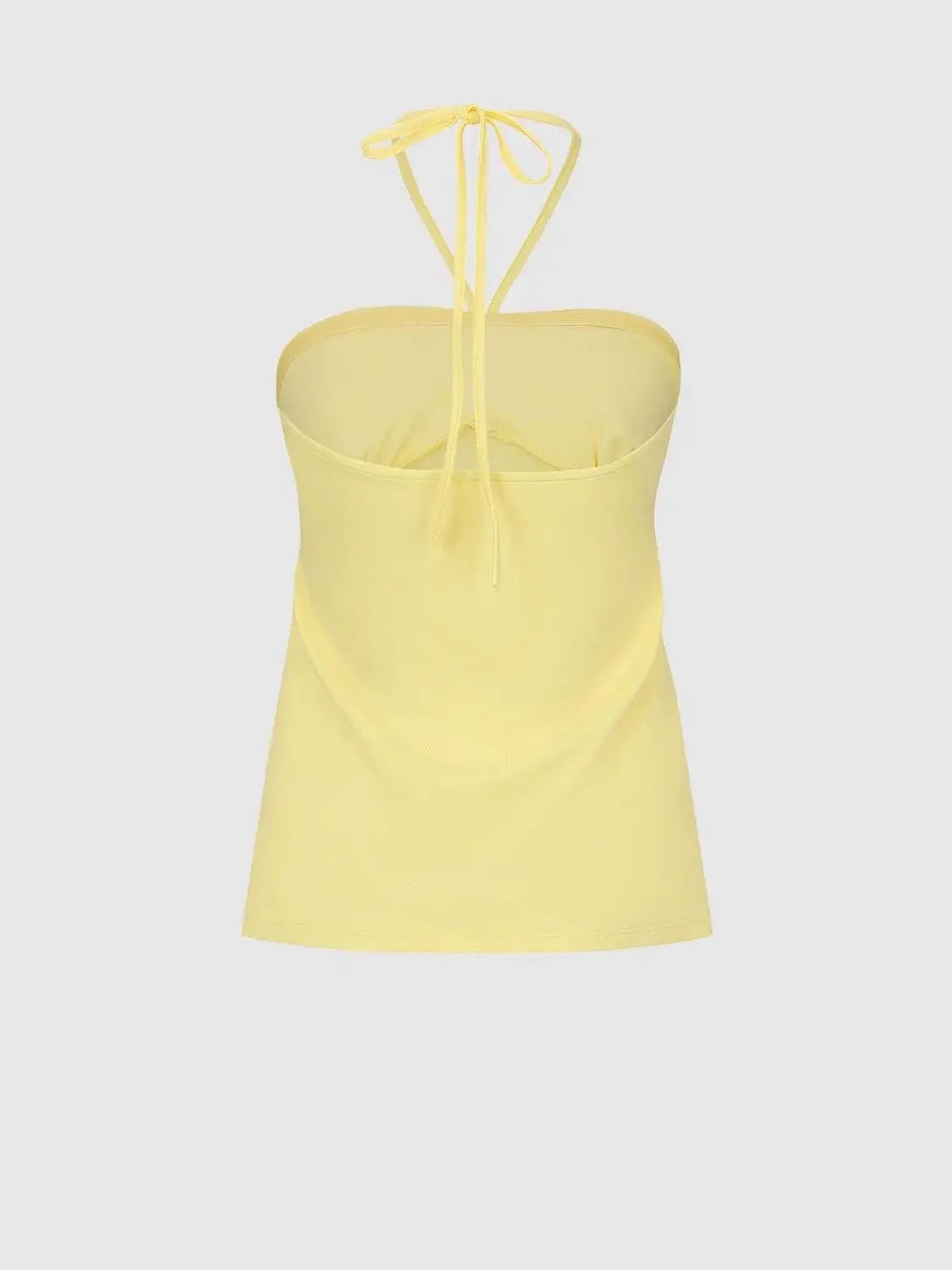18935-halter-neck-shirring-detail-bandeau-tops-with-light-stretch-fabric-2.webp Halter Neck Shirring Detail Bandeau Tops With Light Stretch Fabric