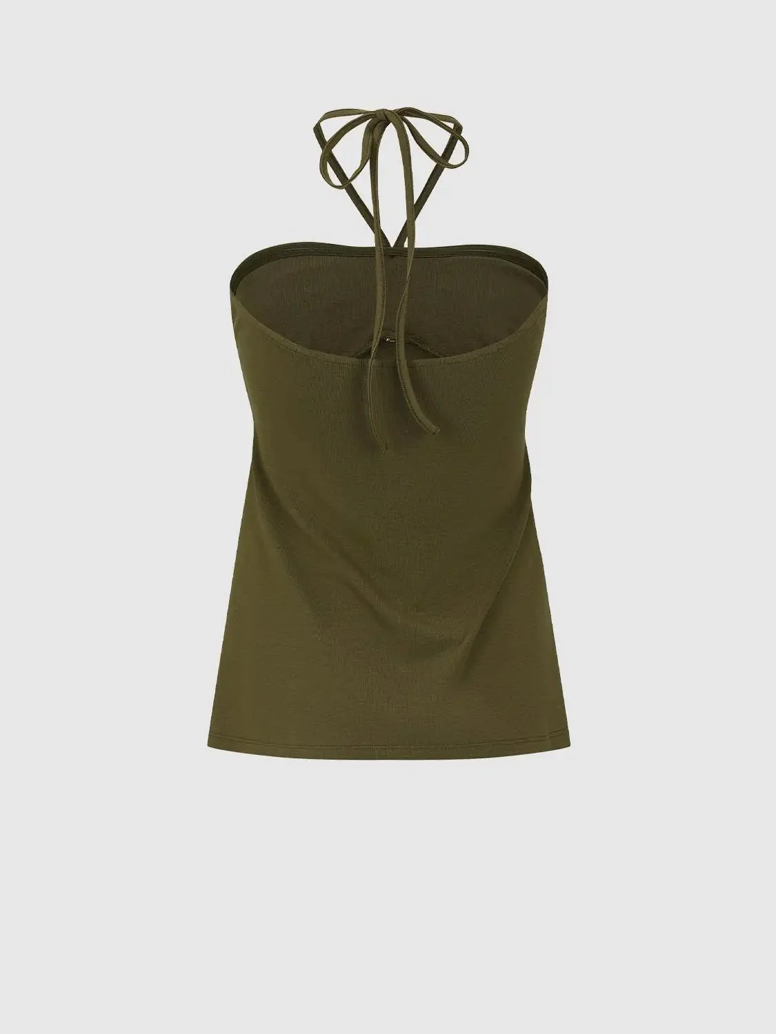 18935-halter-neck-shirring-detail-bandeau-tops-with-light-stretch-fabric-5.webp Halter Neck Shirring Detail Bandeau Tops With Light Stretch Fabric