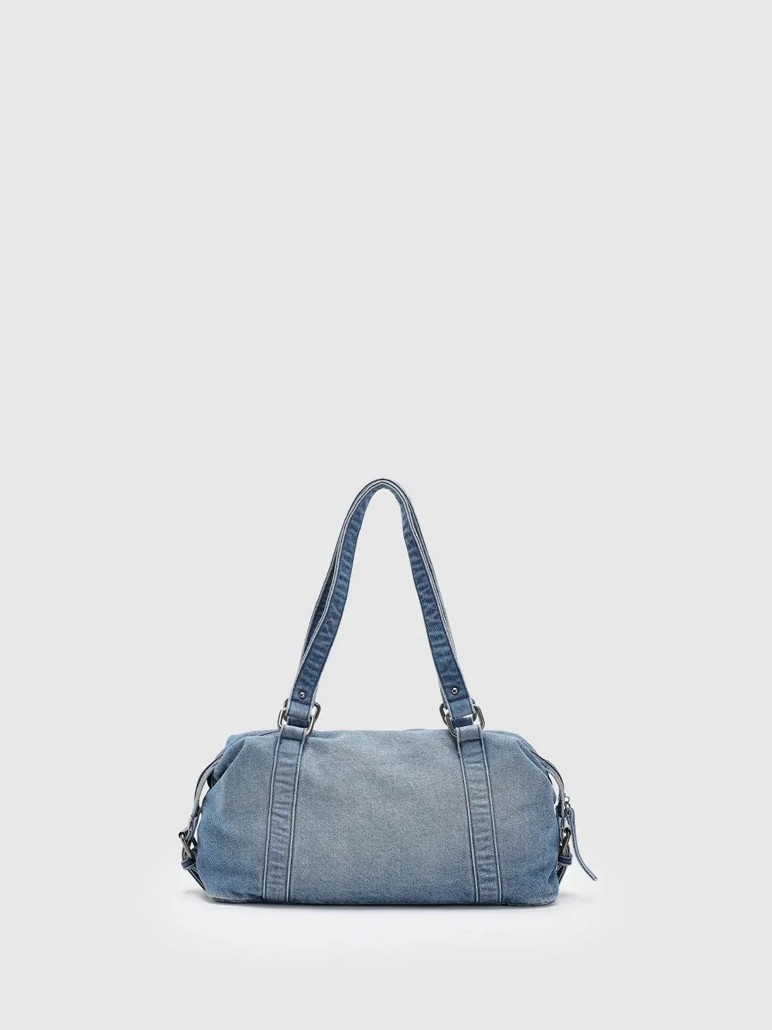 Washed Denim Large-Capacity Shoulder Bags