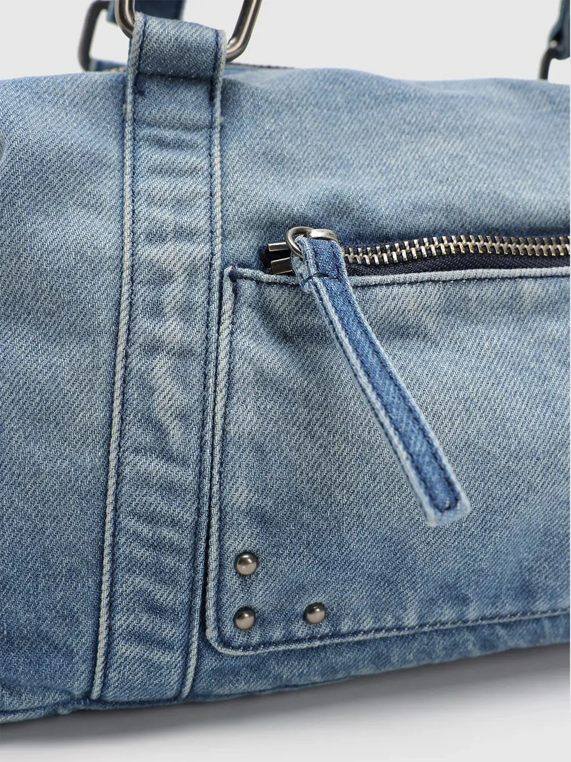 Washed Denim Large-Capacity Shoulder Bags