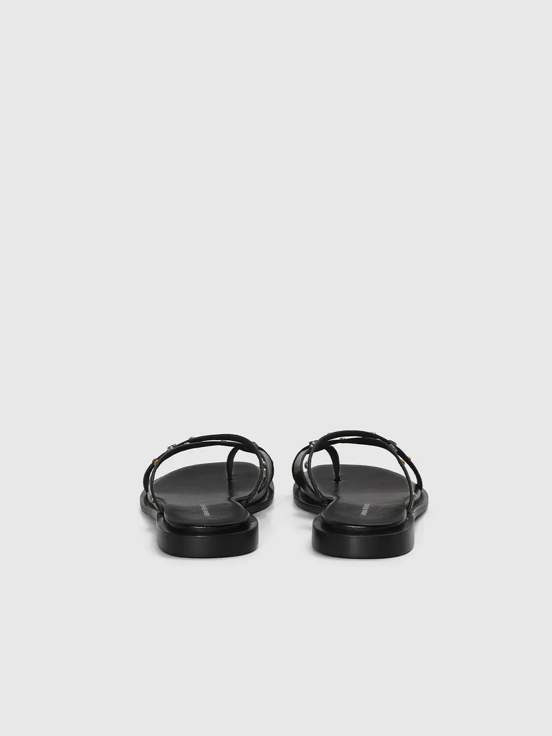 18961-faux-leather-studded-slippers-with-slight-stretch-for-comfort-3.webp Faux Leather Studded Slippers With Slight Stretch For Comfort