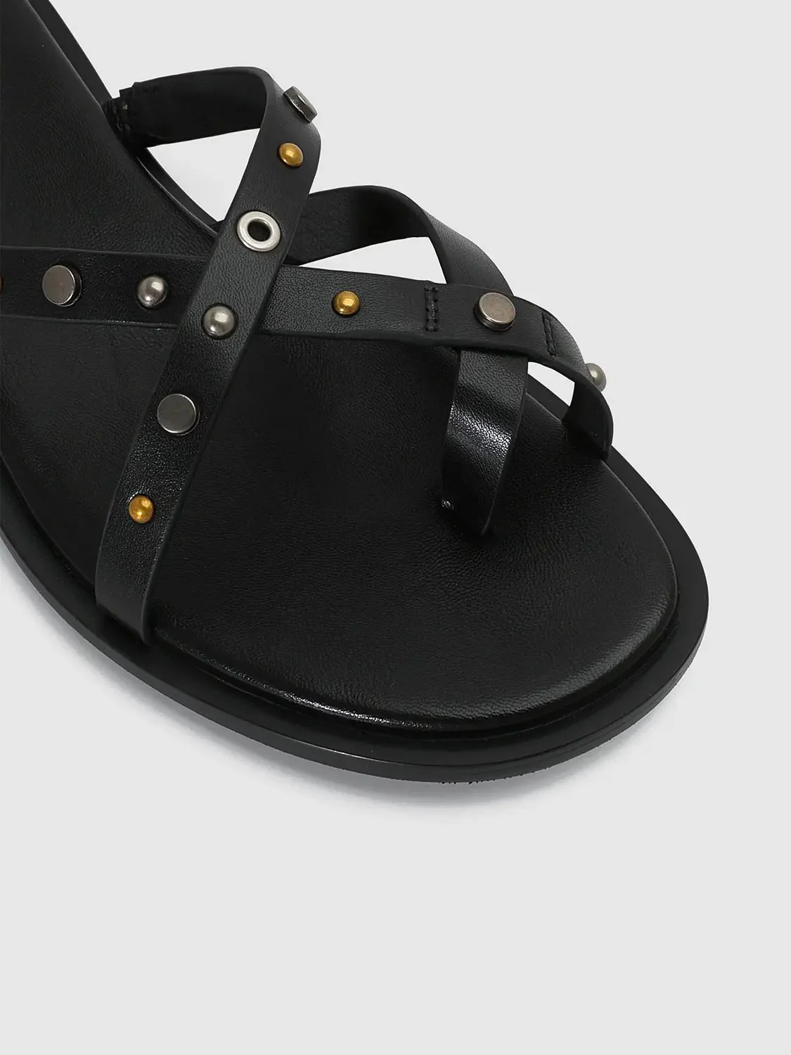 18961-faux-leather-studded-slippers-with-slight-stretch-for-comfort-5.webp Faux Leather Studded Slippers With Slight Stretch For Comfort