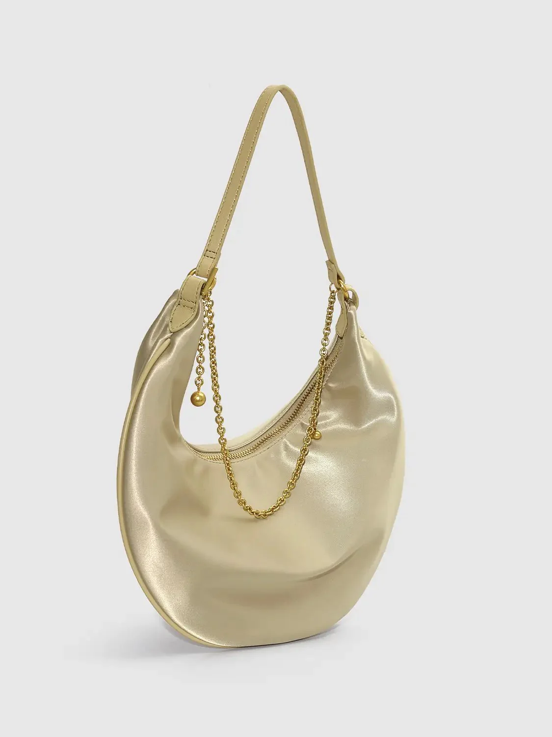 18970-chain-detail-crescent-stretch-fabric-shoulder-bags-10.webp Chain Detail Crescent Stretch Fabric Shoulder Bags