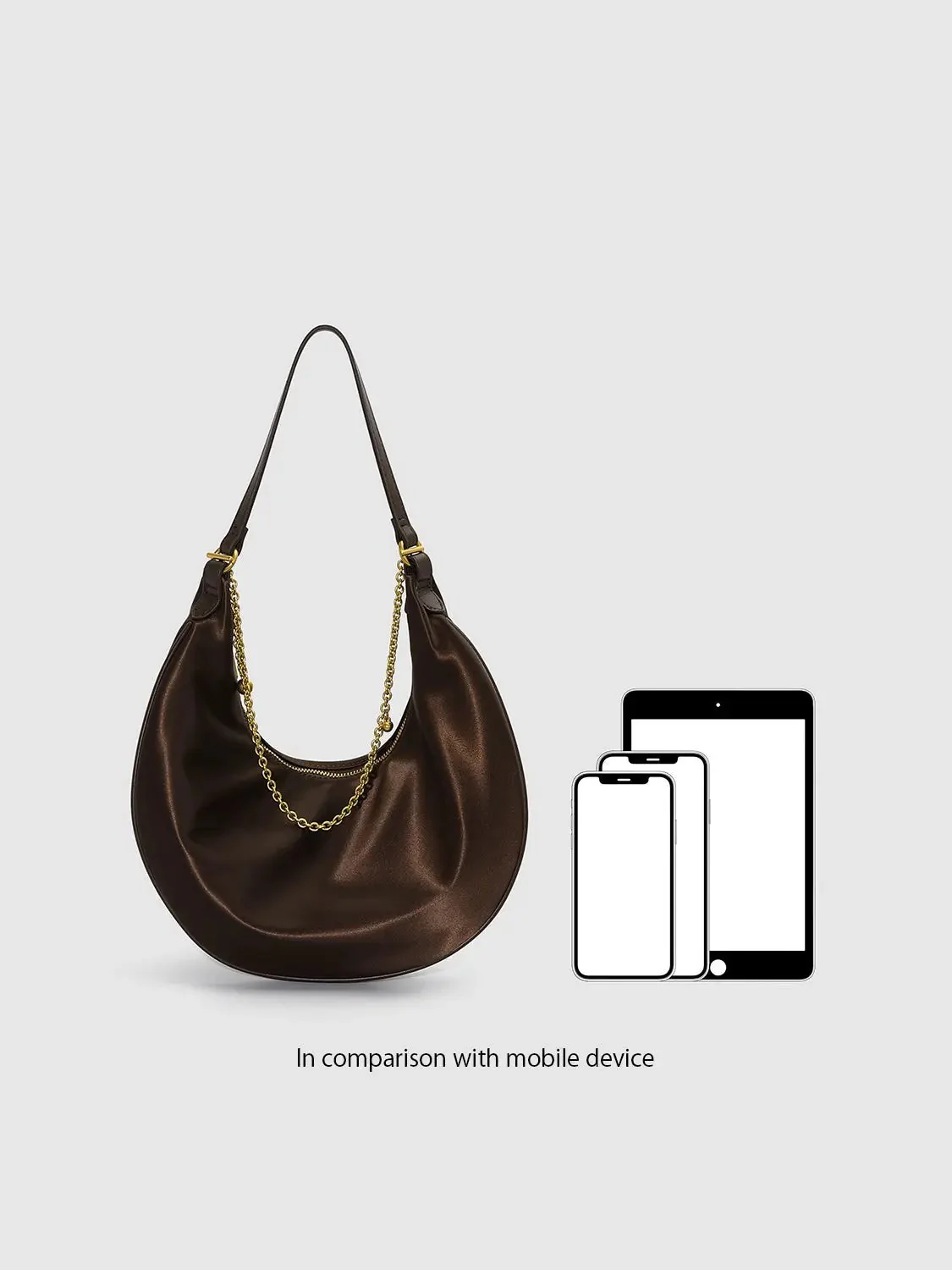 18970-chain-detail-crescent-stretch-fabric-shoulder-bags-7.webp Chain Detail Crescent Stretch Fabric Shoulder Bags