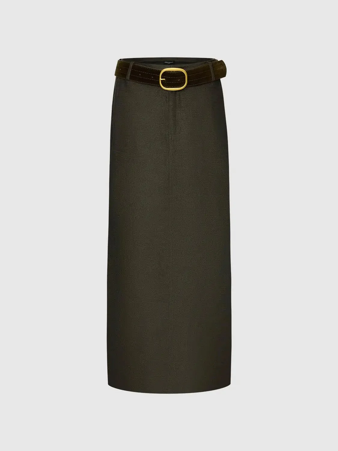 19088-linen-belted-gold-buckle-pleated-midi-skirt-1.webp Linen Belted Gold Buckle Pleated Midi Skirt