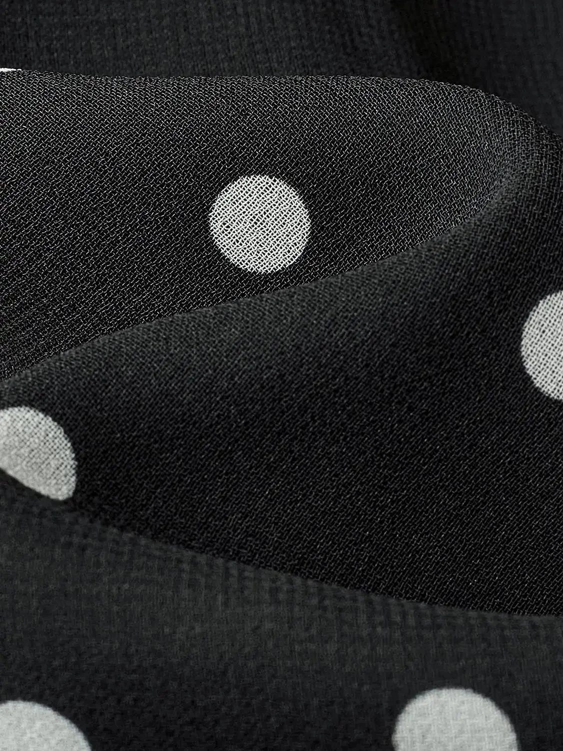 191-polka-dotted-short-sleeve-a-line-midi-dress-8.webp Polka Dotted Short Sleeve A Line Midi Dress