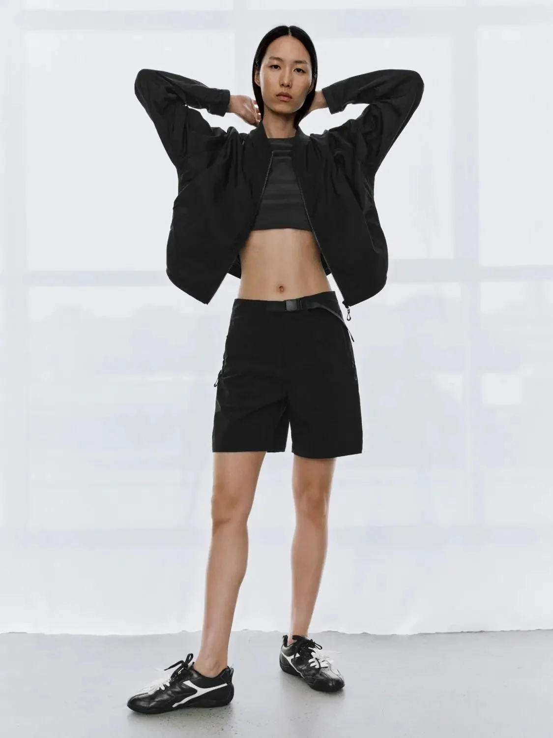 19118-elegant-everyday-slim-fit-belted-stretch-shorts-6.webp Elegant Everyday Slim Fit Belted Stretch Shorts