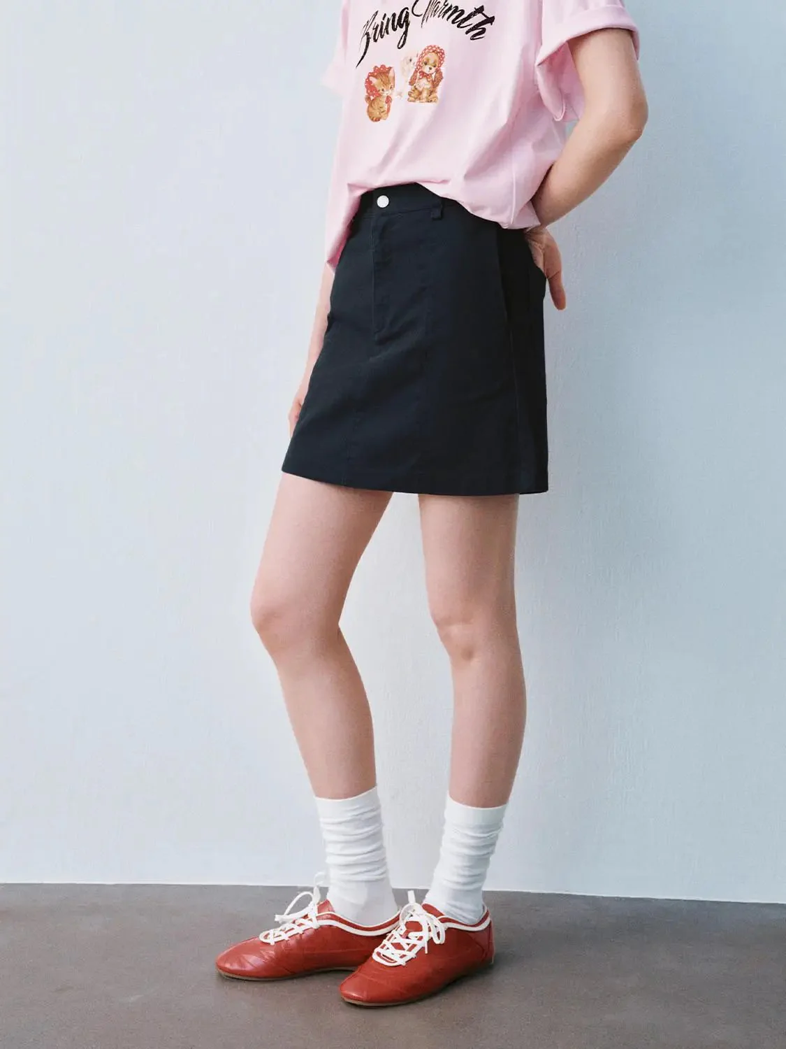 19162-timeless-cotton-seamed-a-line-mini-skirts-3.webp Timeless Cotton Seamed A-Line Mini Skirts