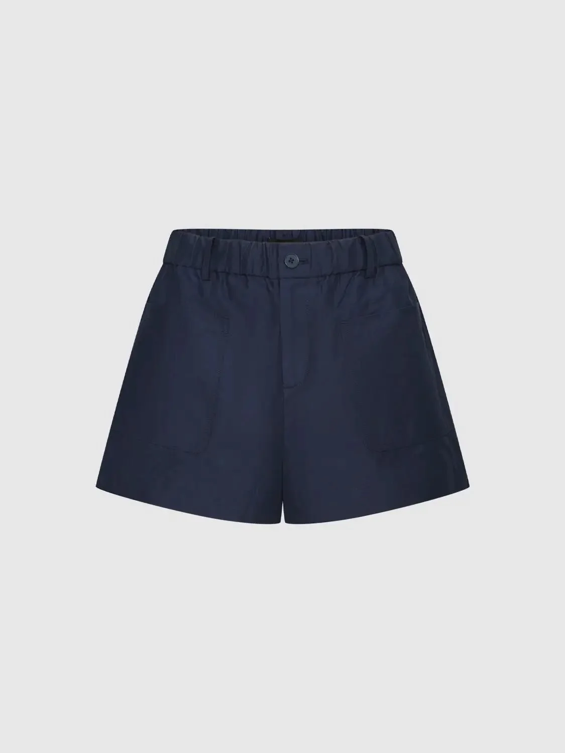 19169-women-cotton-blend-casual-patch-pocket-shorts-2.webp Women Cotton Blend Casual Patch Pocket Shorts
