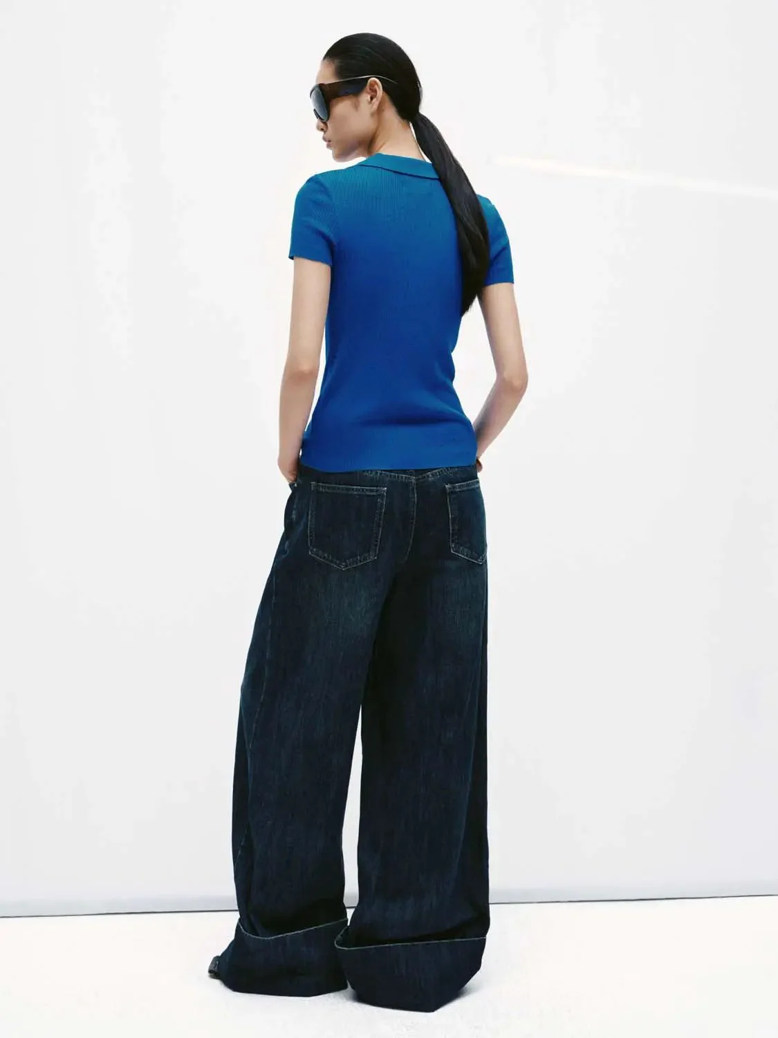 19226-soft-light-lyocell-knit-polo-v-neck-t-shirt-6.webp Soft Light Lyocell Knit Polo V Neck T Shirt
