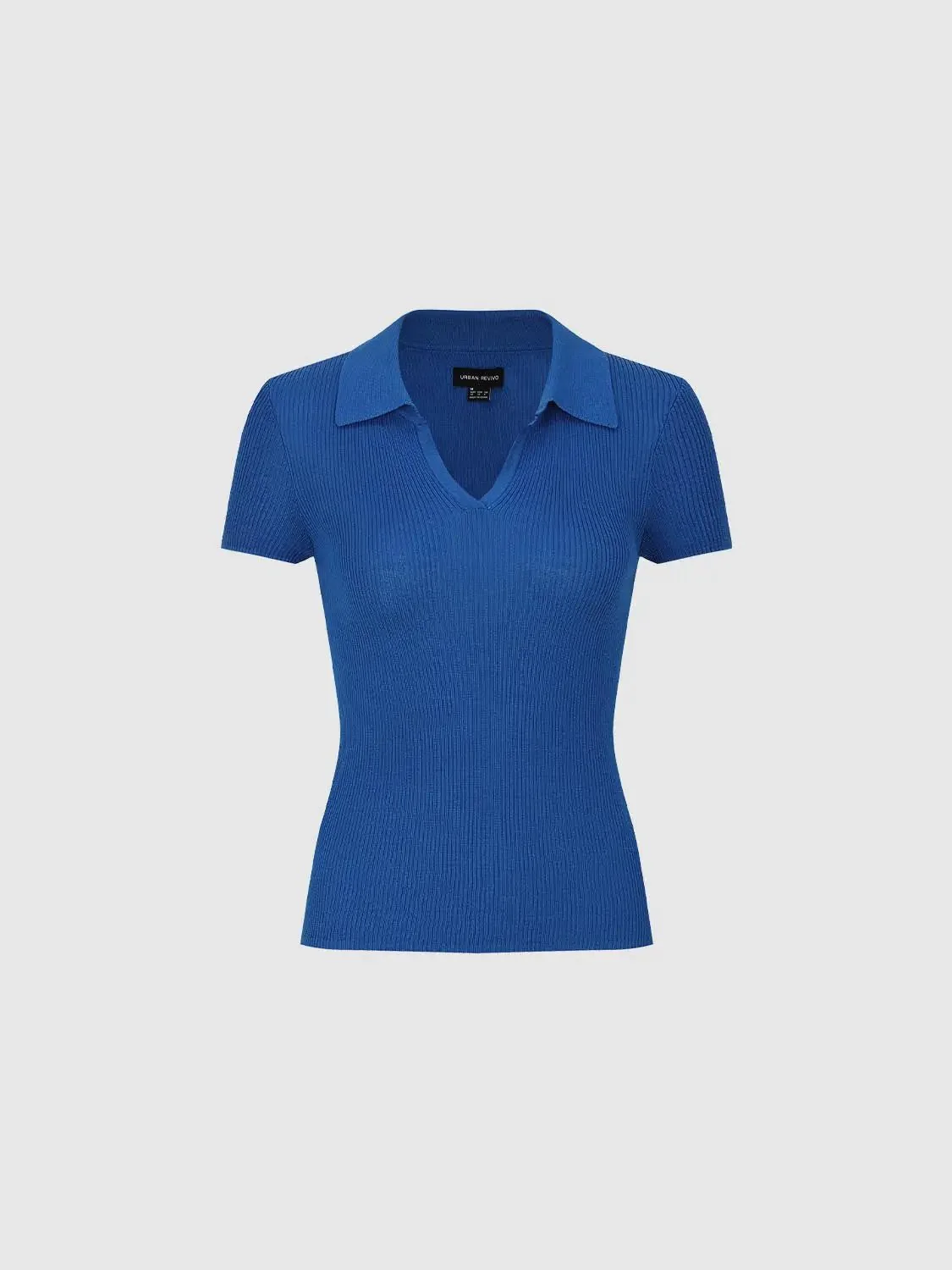 19226-soft-light-lyocell-knit-polo-v-neck-t-shirt-7.webp Soft Light Lyocell Knit Polo V Neck T Shirt