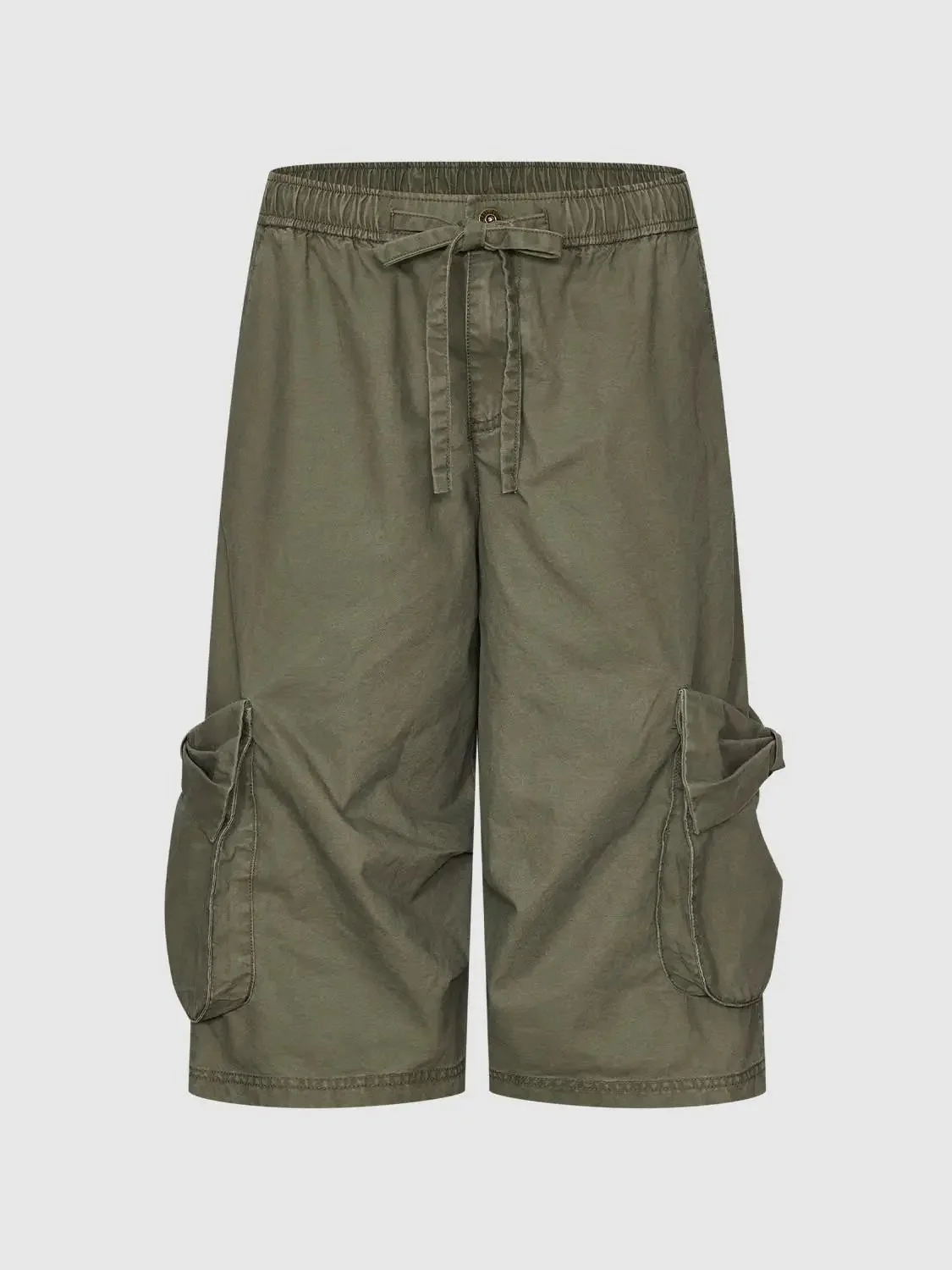 19239-cotton-patch-pocket-drawstring-wide-leg-cropped-pants-2.webp Cotton Patch Pocket Drawstring Wide Leg Cropped Pants