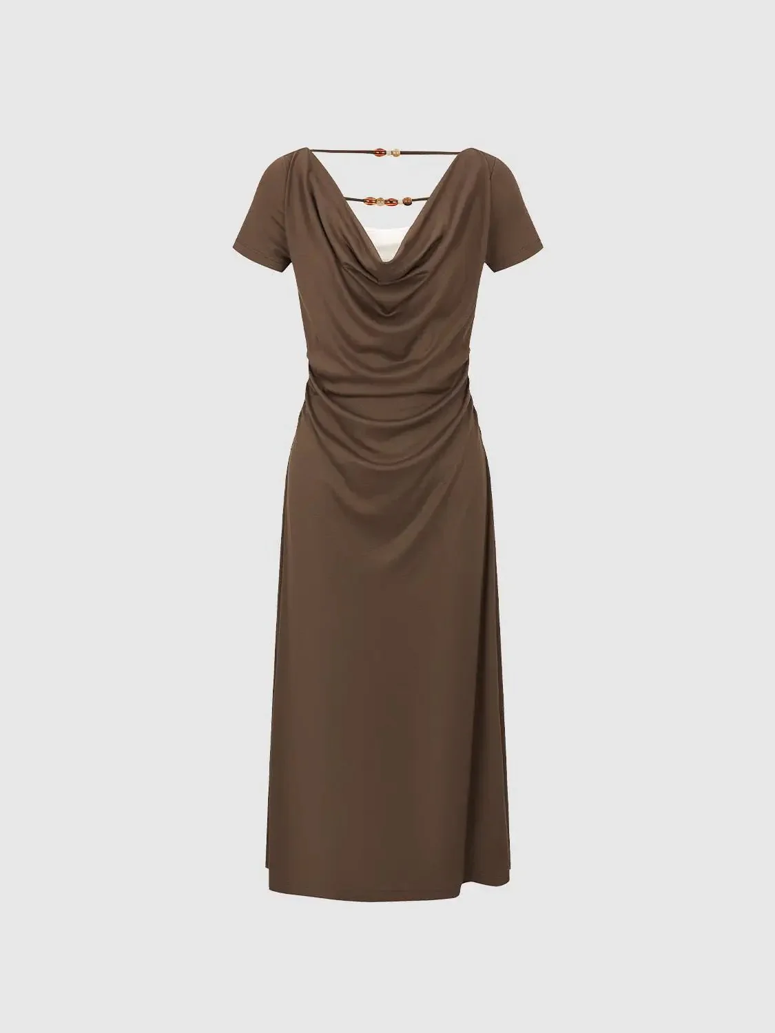19246-elegant-cowl-neck-ruched-straight-midi-dress-4.webp Elegant Cowl Neck Ruched Straight Midi Dress